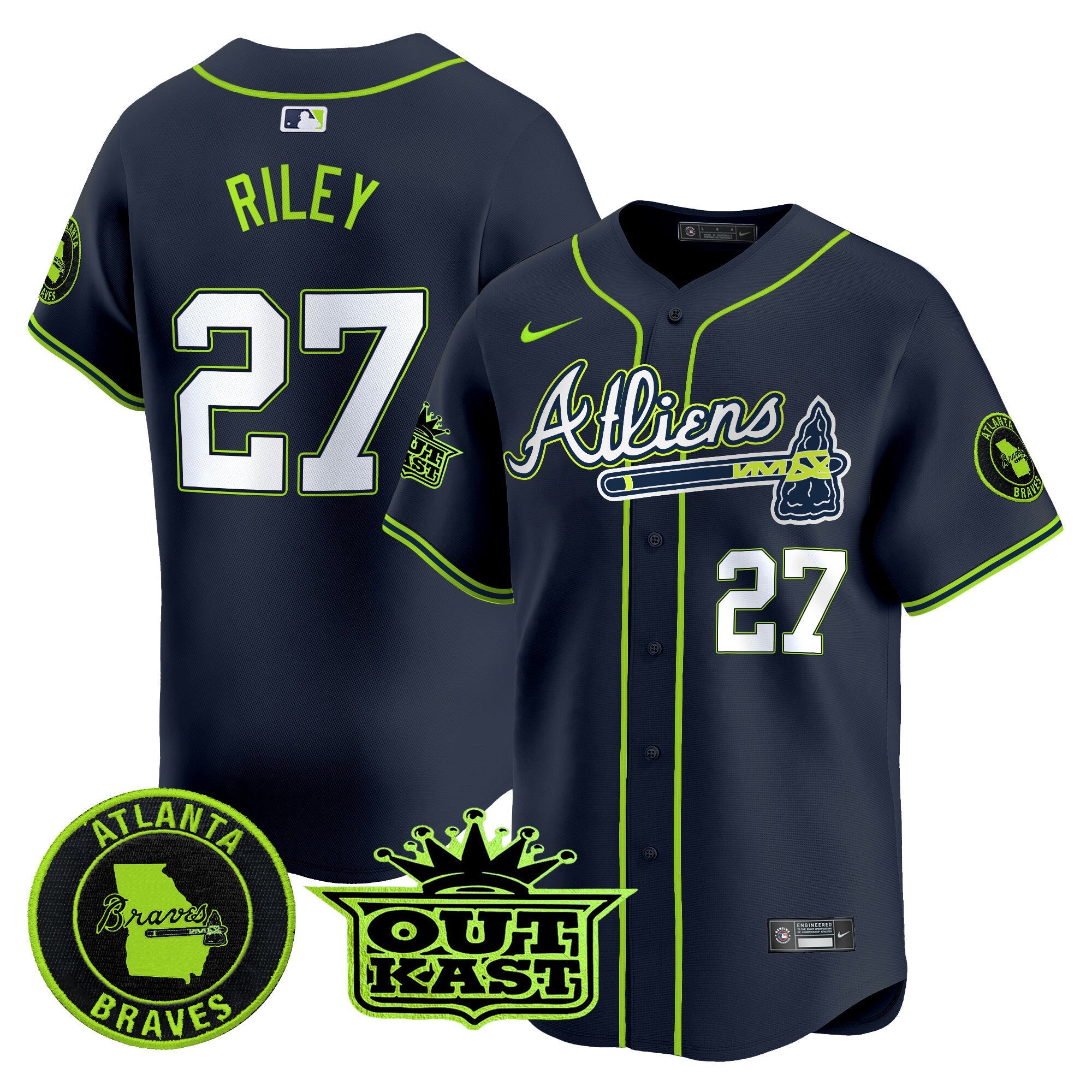 Men’s Atlanta Atliens Vapor Premier Limited Jersey V4