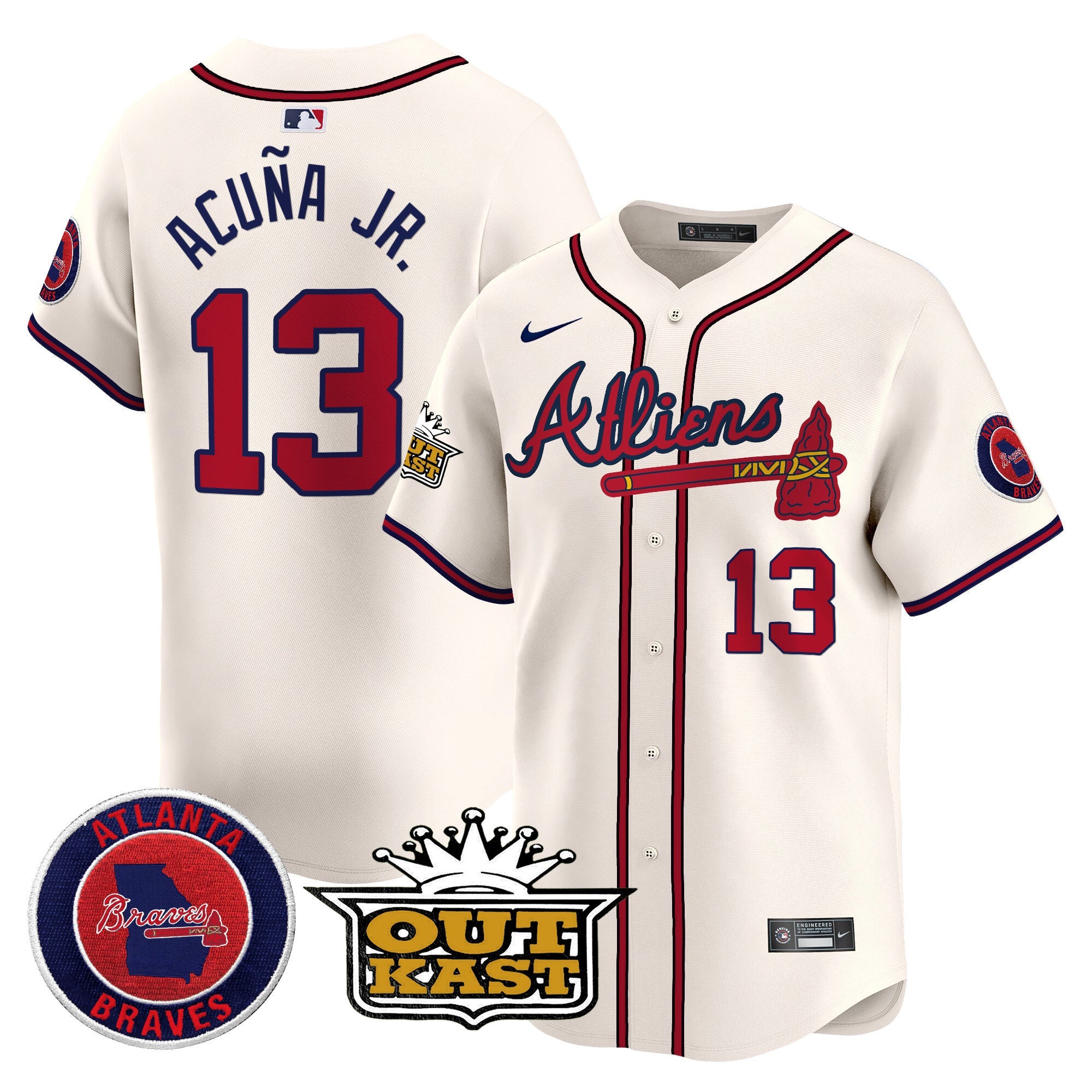 Men’s Atlanta Atliens Vapor Premier Limited Jersey V4