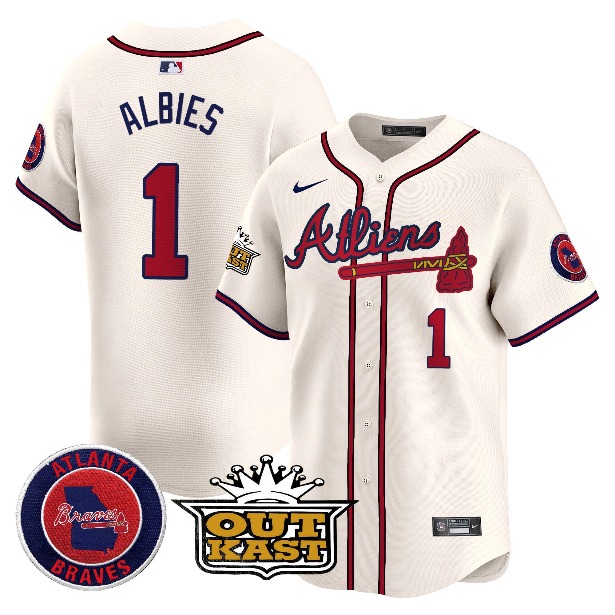 Men’s Atlanta Atliens Vapor Premier Limited Jersey V4