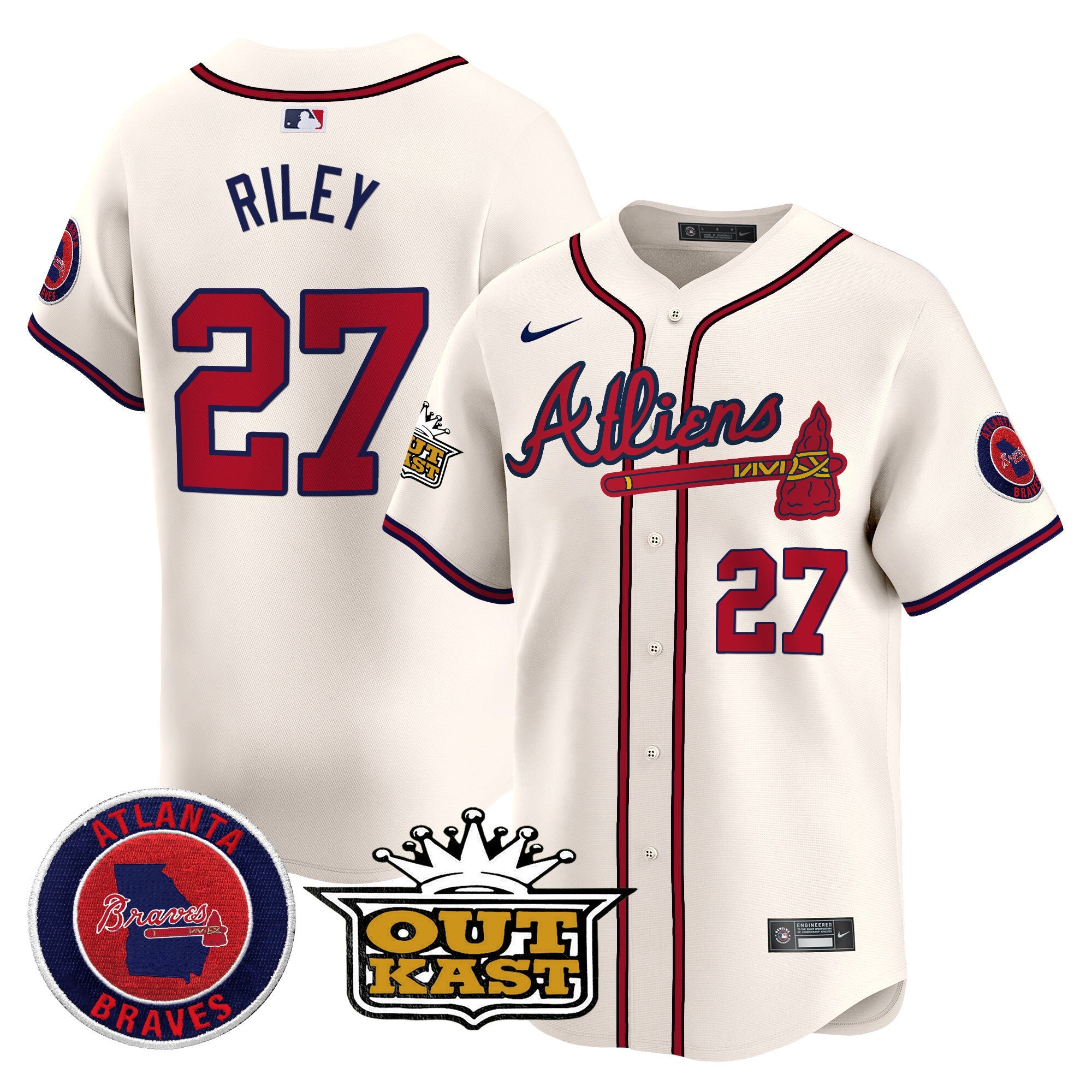 Men’s Atlanta Atliens Vapor Premier Limited Jersey V4
