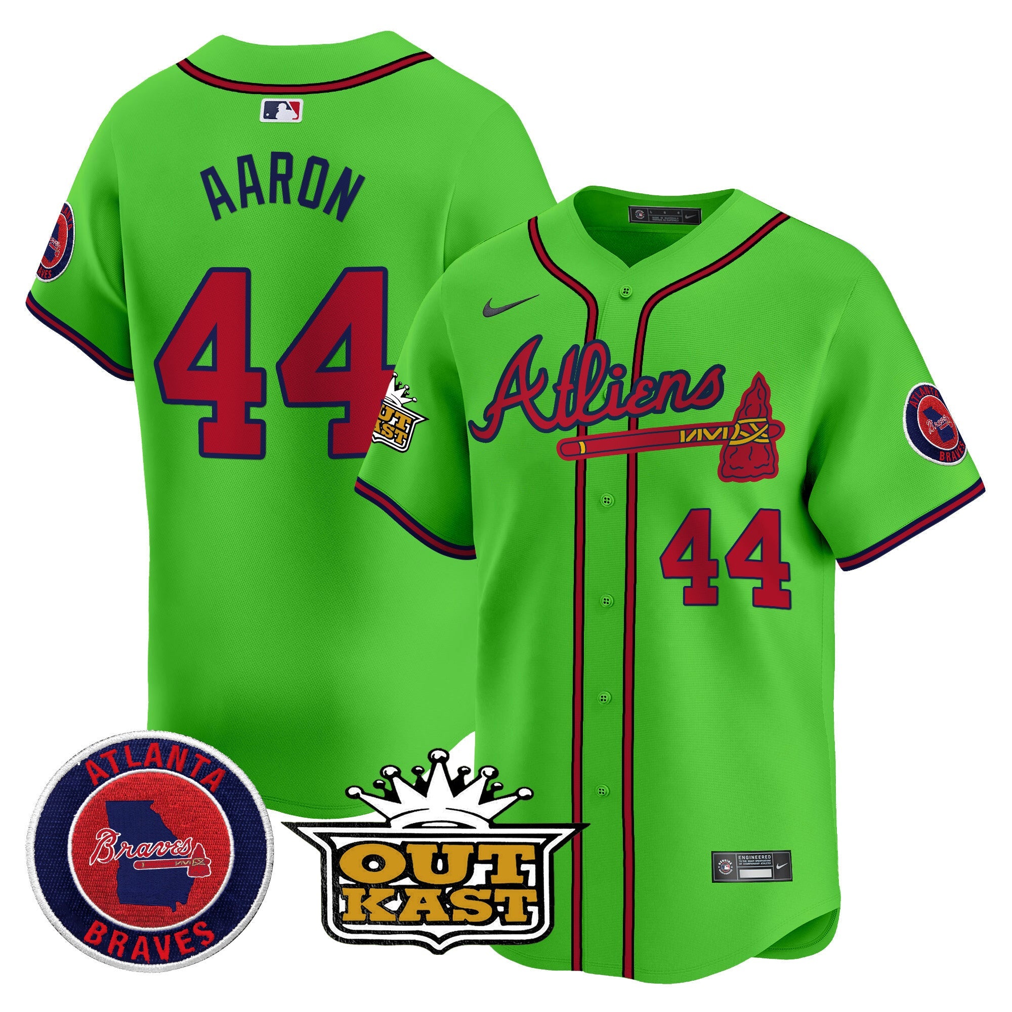 Men’s Atlanta Atliens Vapor Premier Limited Jersey V4