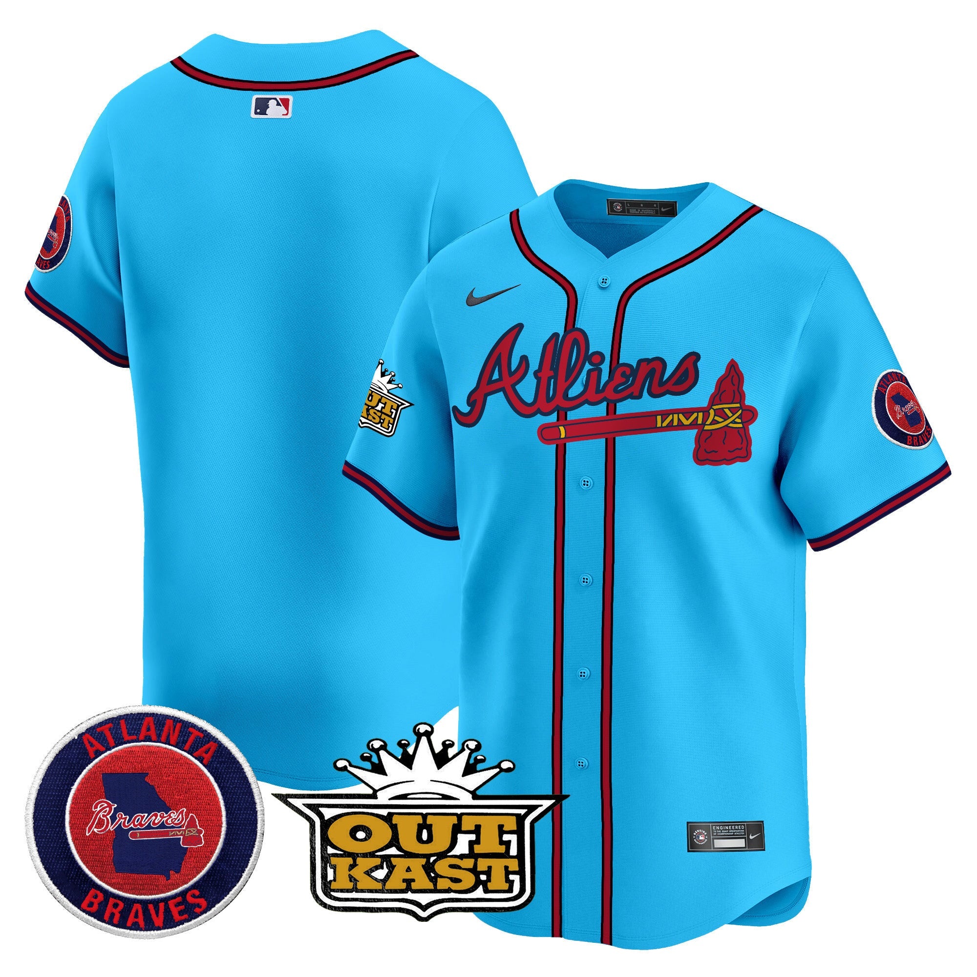 Men’s Atlanta Atliens Vapor Premier Limited Jersey V4