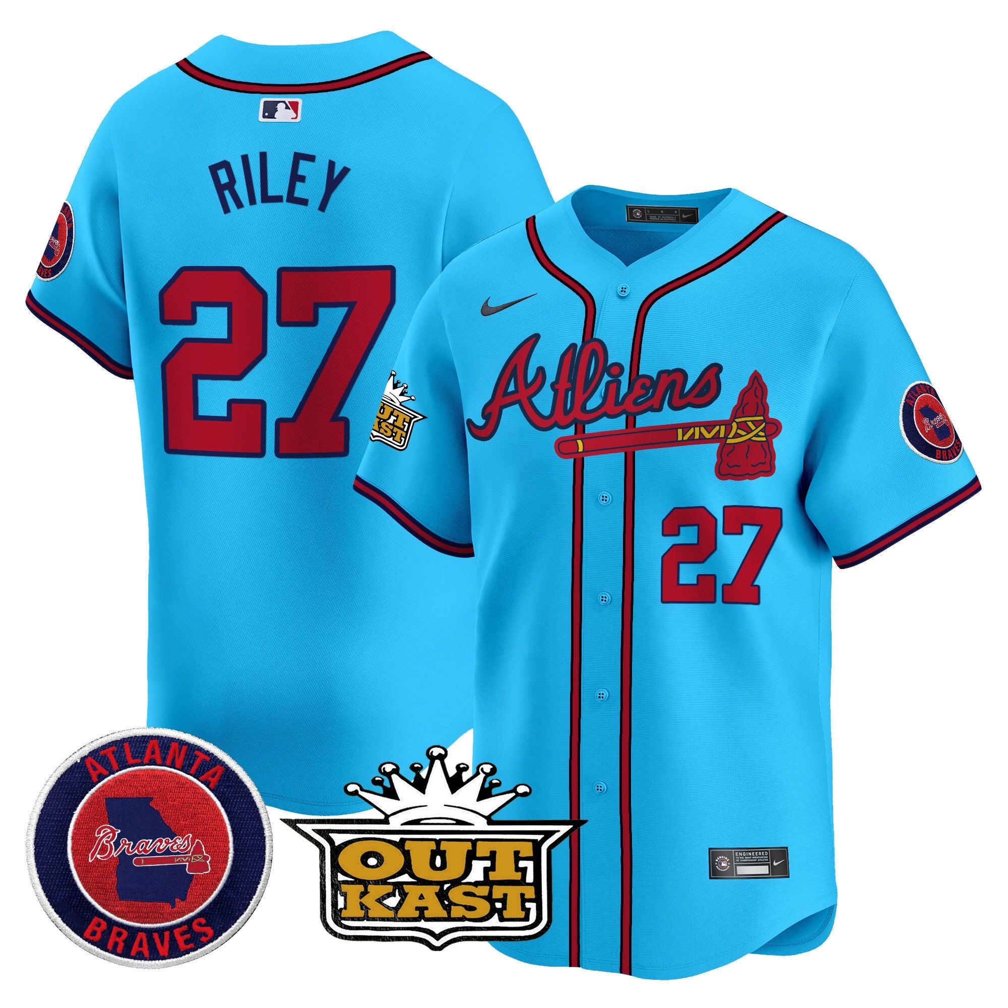 Men’s Atlanta Atliens Vapor Premier Limited Jersey V4