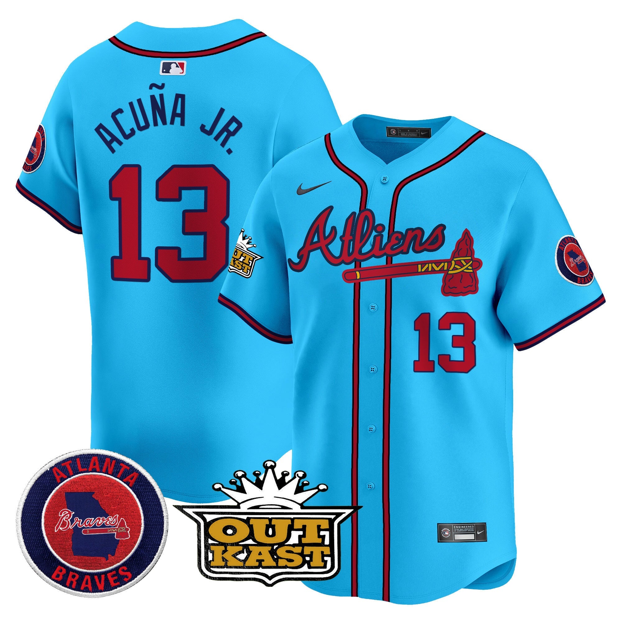 Men’s Atlanta Atliens Vapor Premier Limited Jersey V4