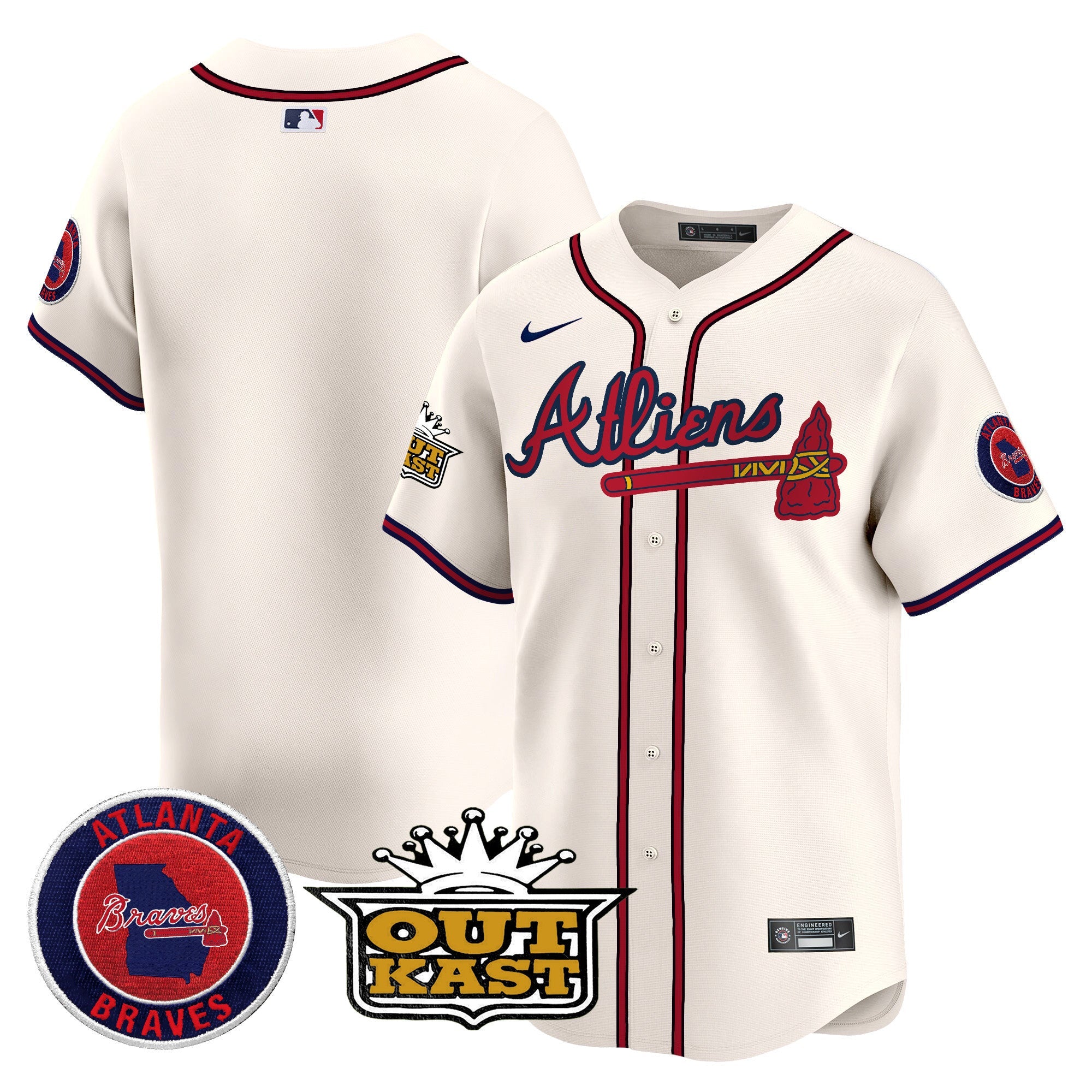 Men’s Atlanta Atliens Vapor Premier Limited Jersey V4