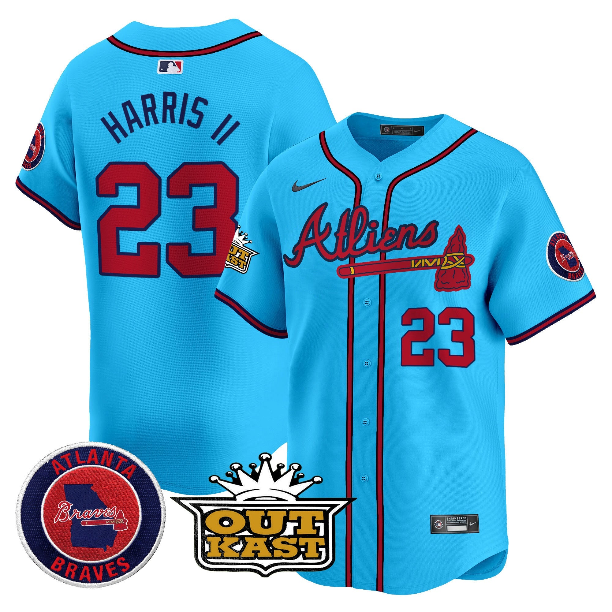 Men’s Atlanta Atliens Vapor Premier Limited Jersey V4