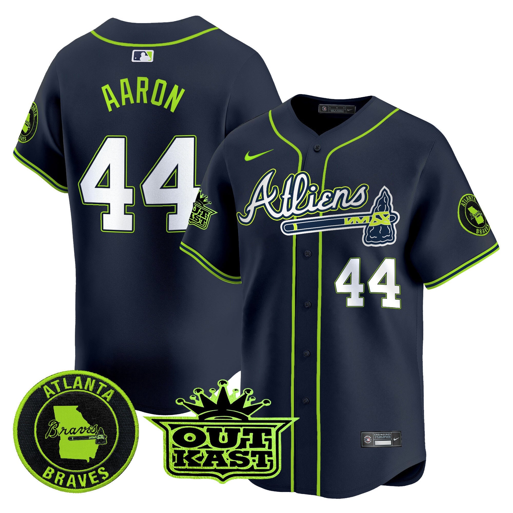 Men’s Atlanta Atliens Vapor Premier Limited Jersey V4