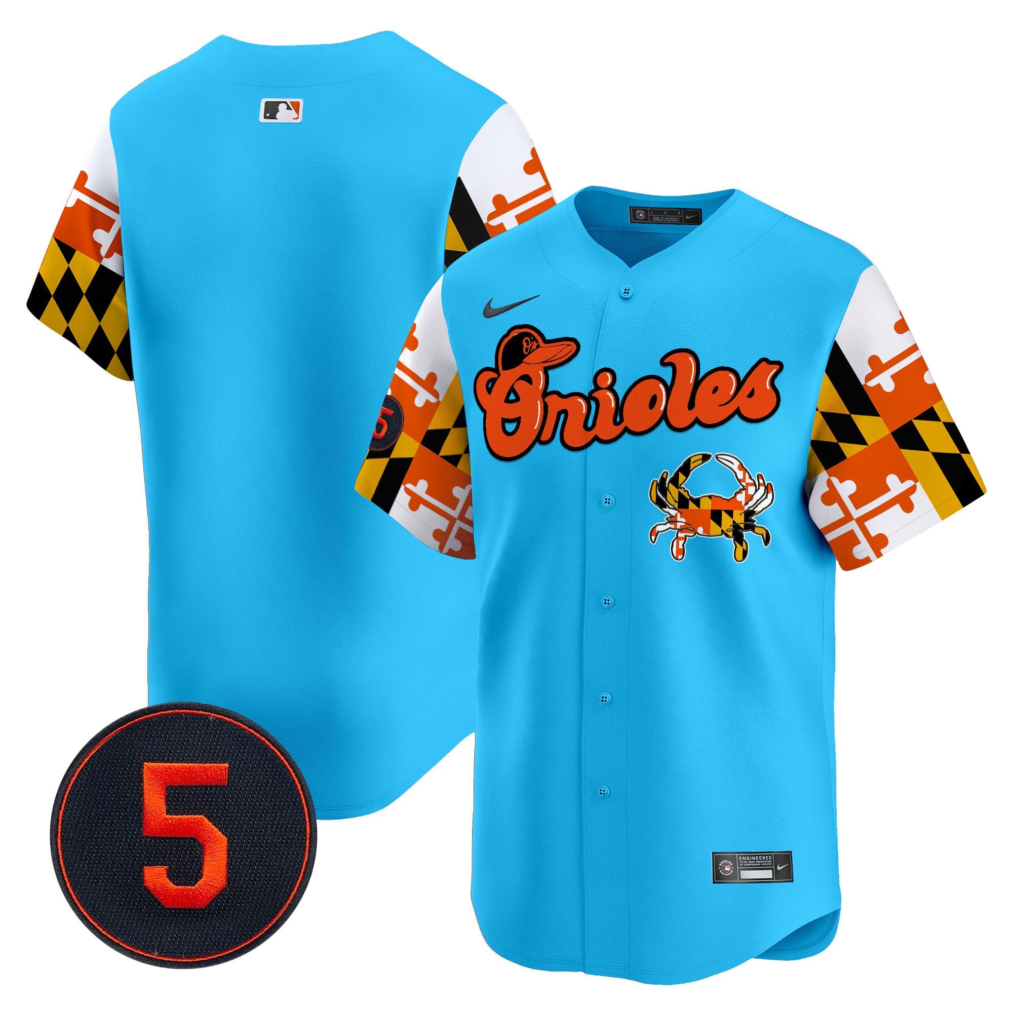 Men’s Baltimore Robinson Patch Vapor Premier Limited Jersey V7