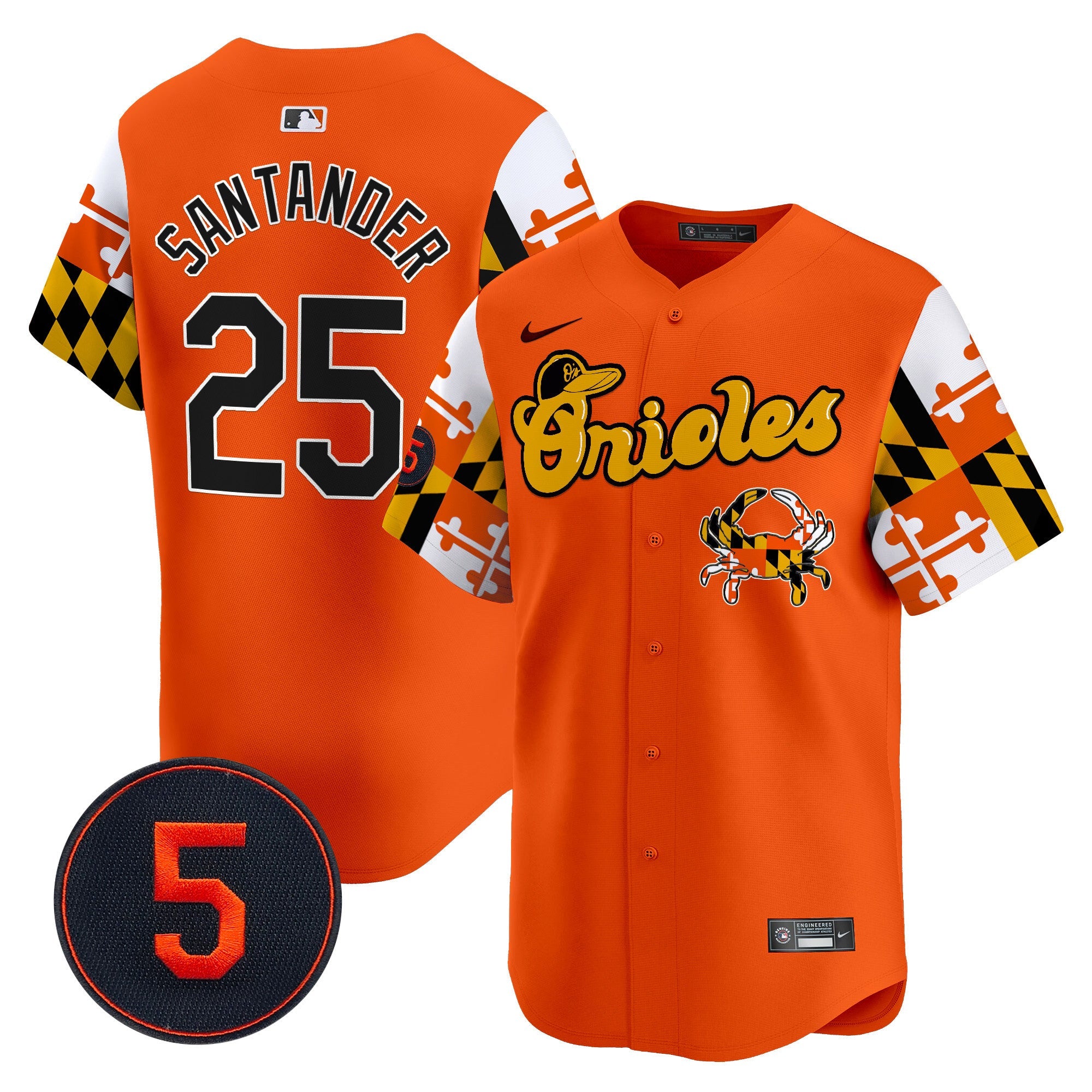 Men’s Baltimore Robinson Patch Vapor Premier Limited Jersey V7