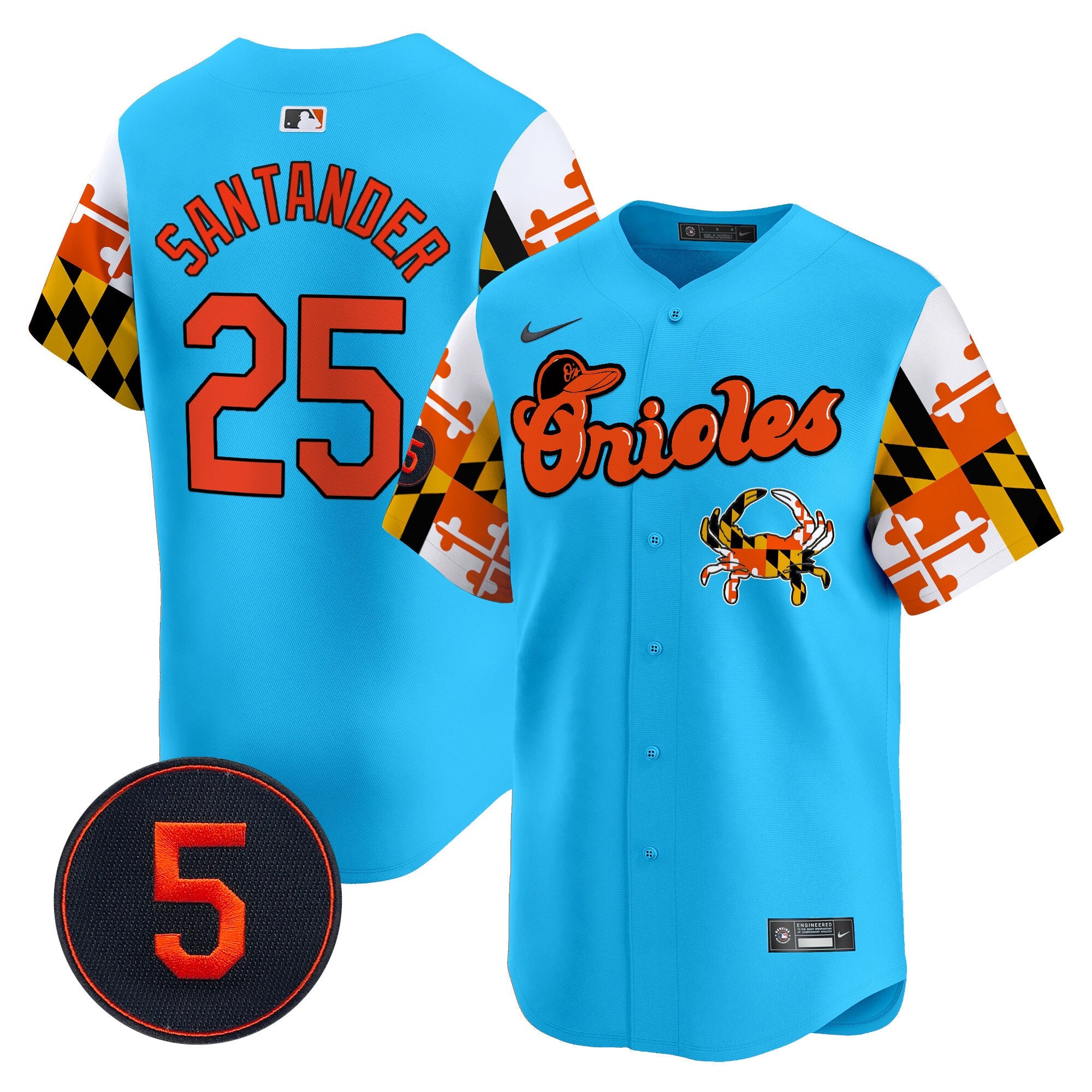 Men’s Baltimore Robinson Patch Vapor Premier Limited Jersey V7