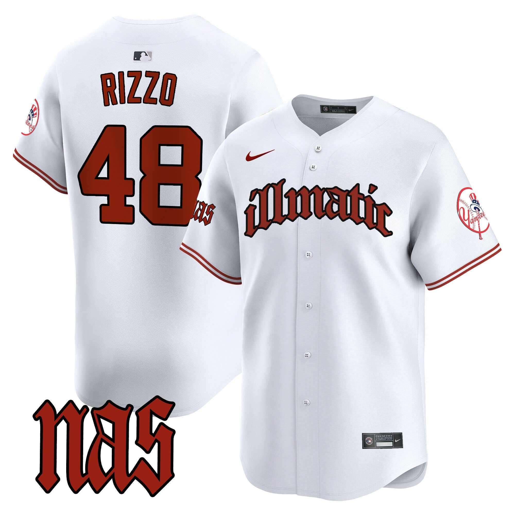 Men’s New York Nas Illmatic Vapor Premier Limited Jersey