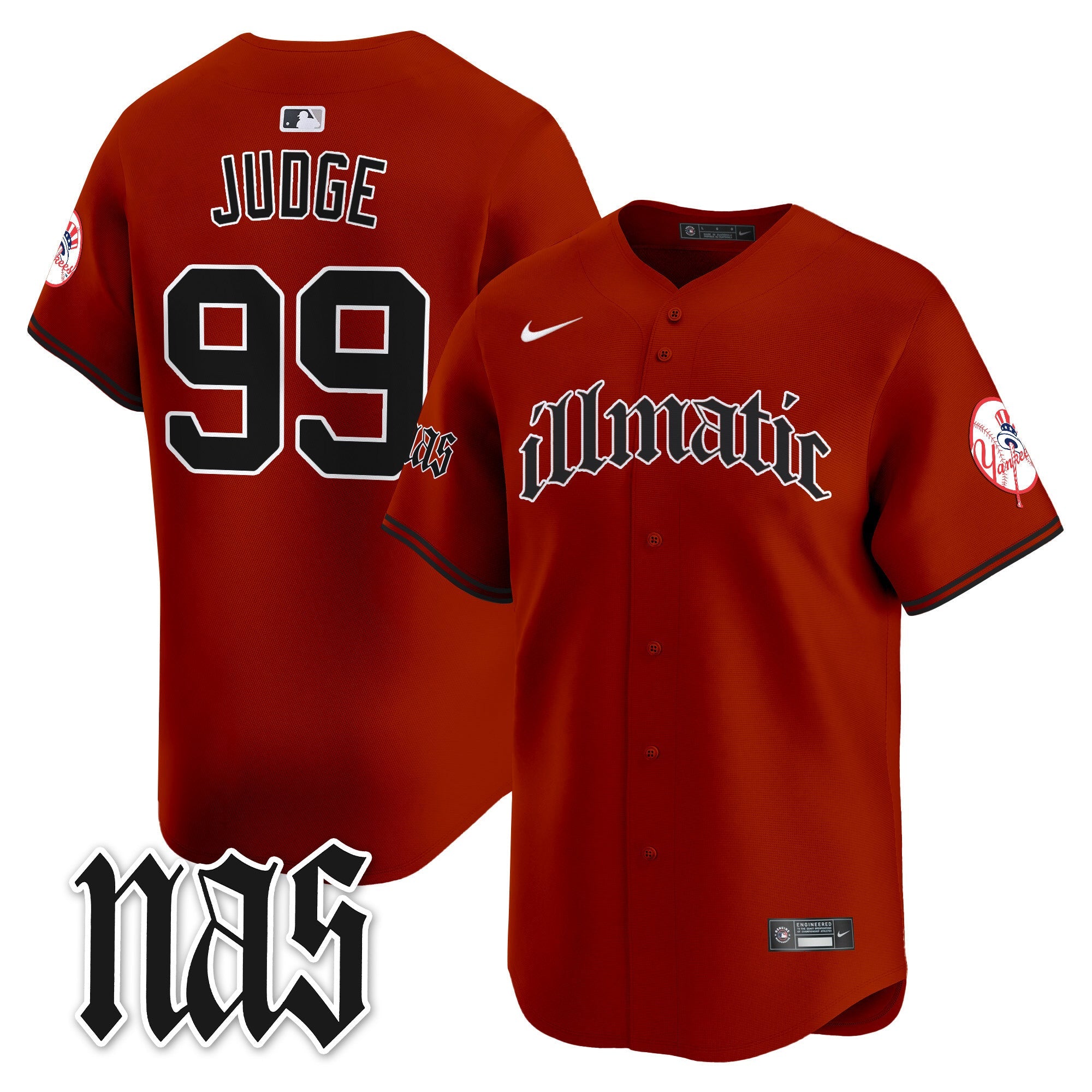 Men’s New York Nas Illmatic Vapor Premier Limited Jersey