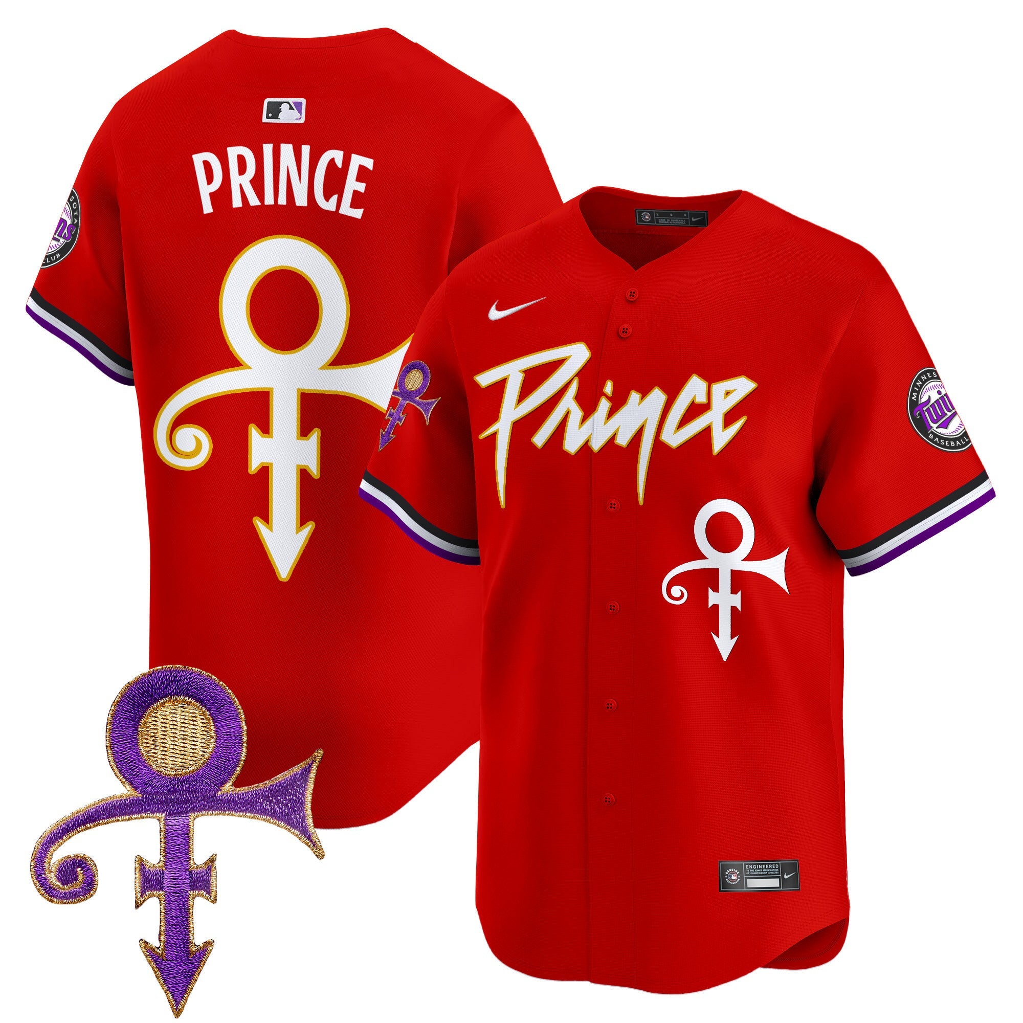 Men’s Minnesota Prince Patch Vapor Premier Limited Jersey