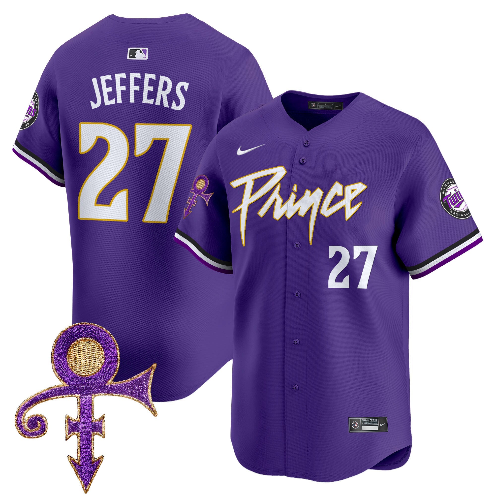 Men’s Minnesota Prince Patch Vapor Premier Limited Jersey