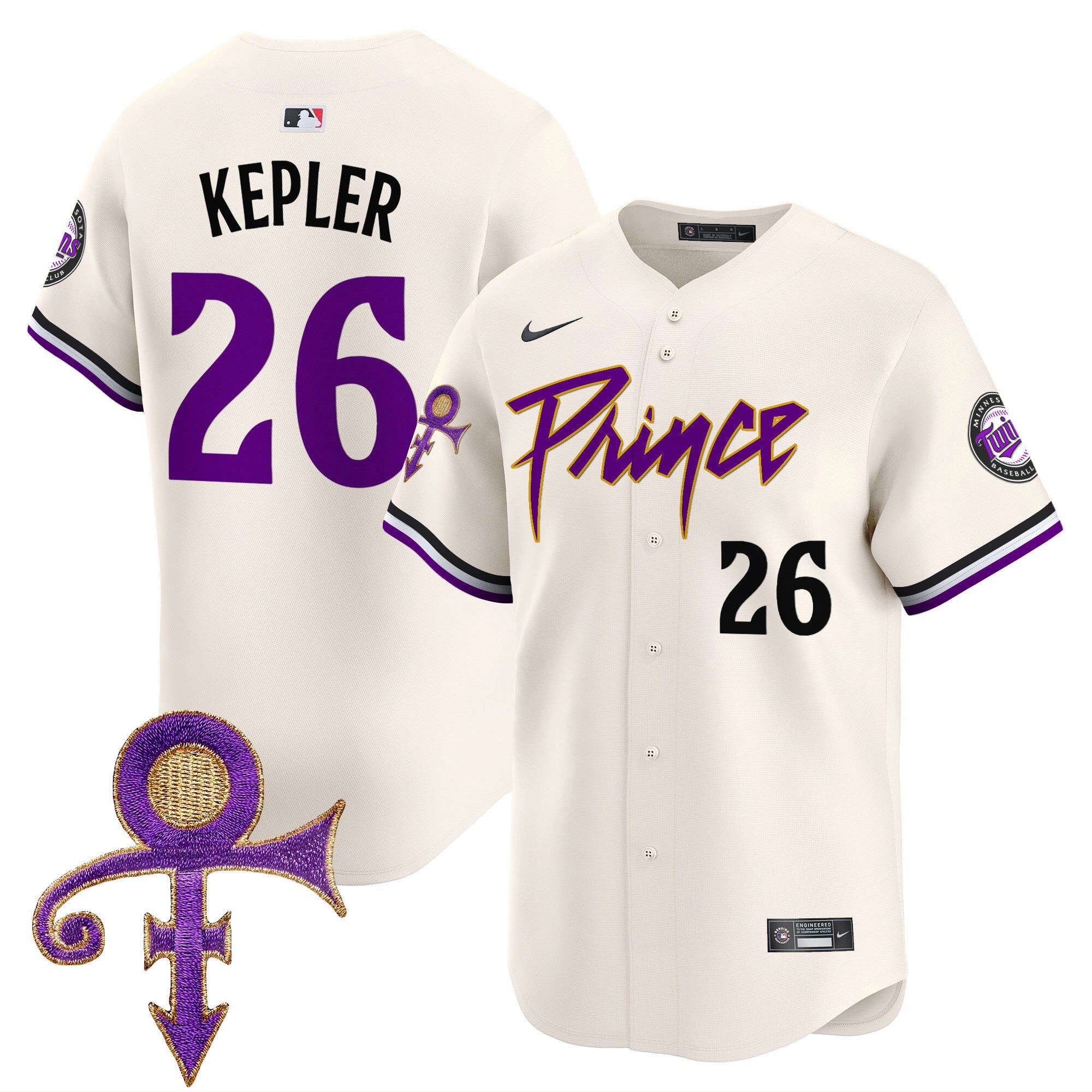 Men’s Minnesota Prince Patch Vapor Premier Limited Jersey