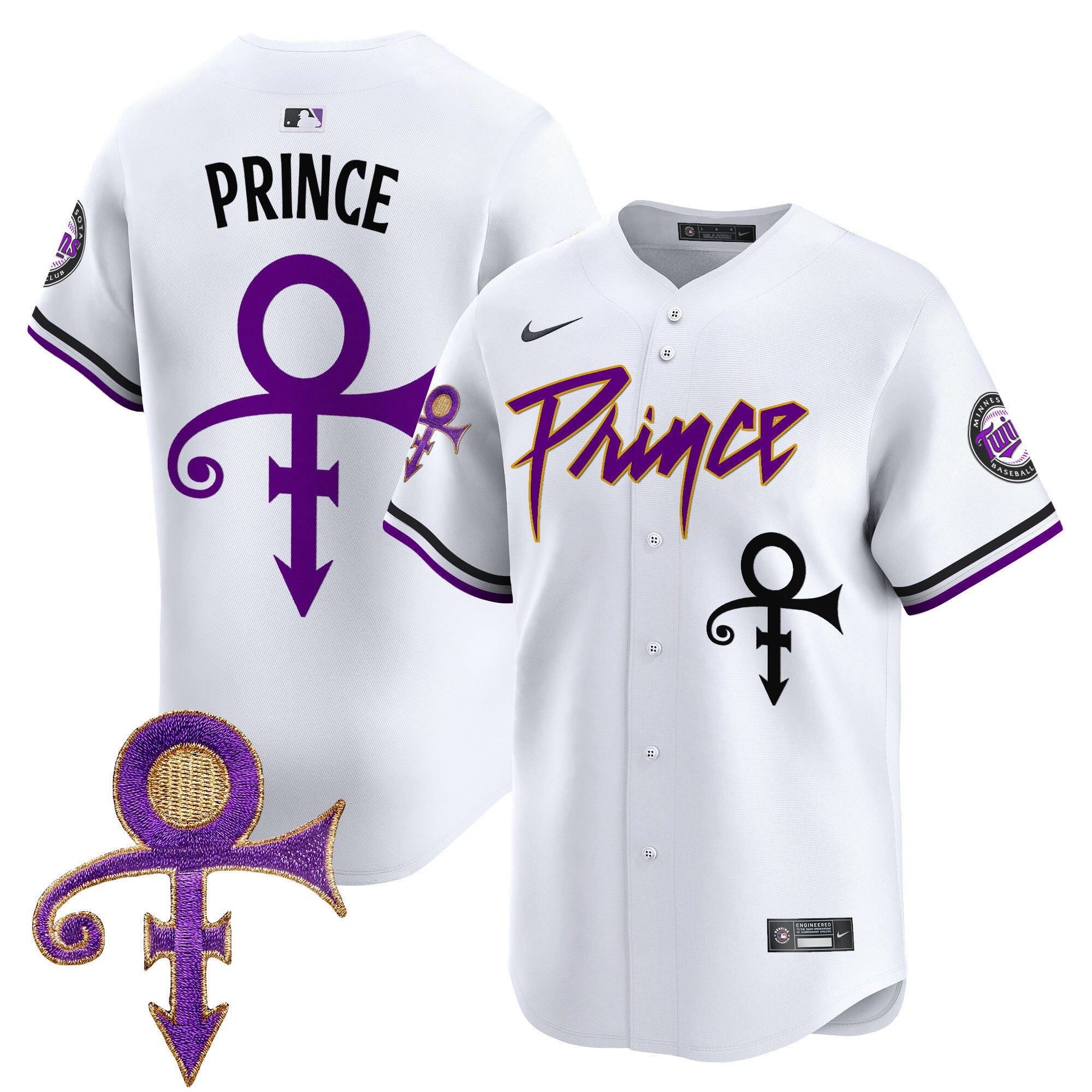 Men’s Minnesota Prince Patch Vapor Premier Limited Jersey