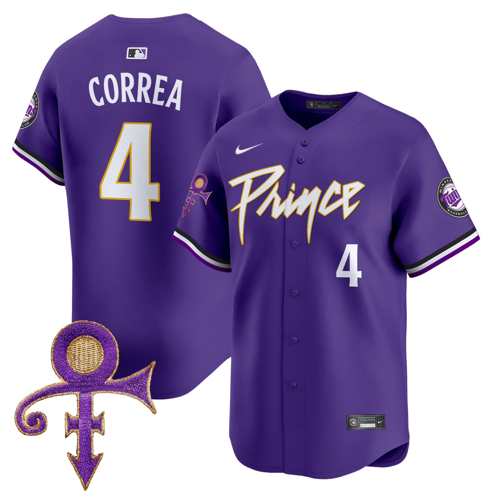 Men’s Minnesota Prince Patch Vapor Premier Limited Jersey