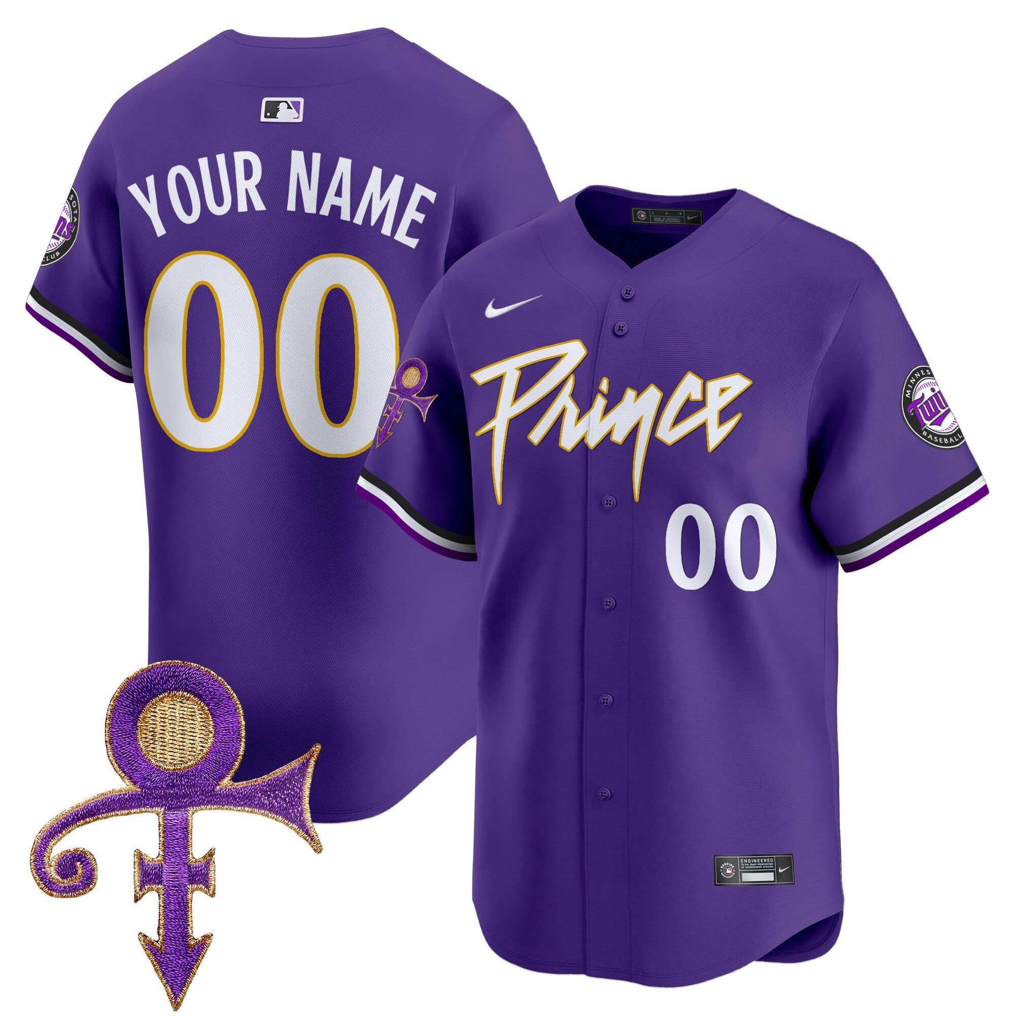 Minnesota Prince Patch Vapor Premier Limited Custom Jersey