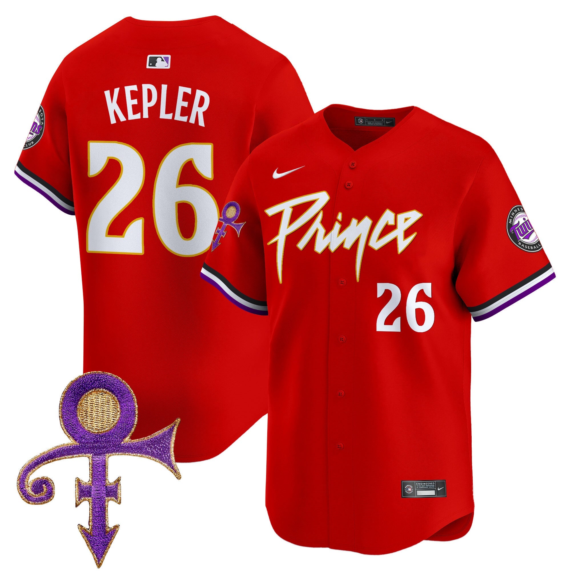 Men’s Minnesota Prince Patch Vapor Premier Limited Jersey