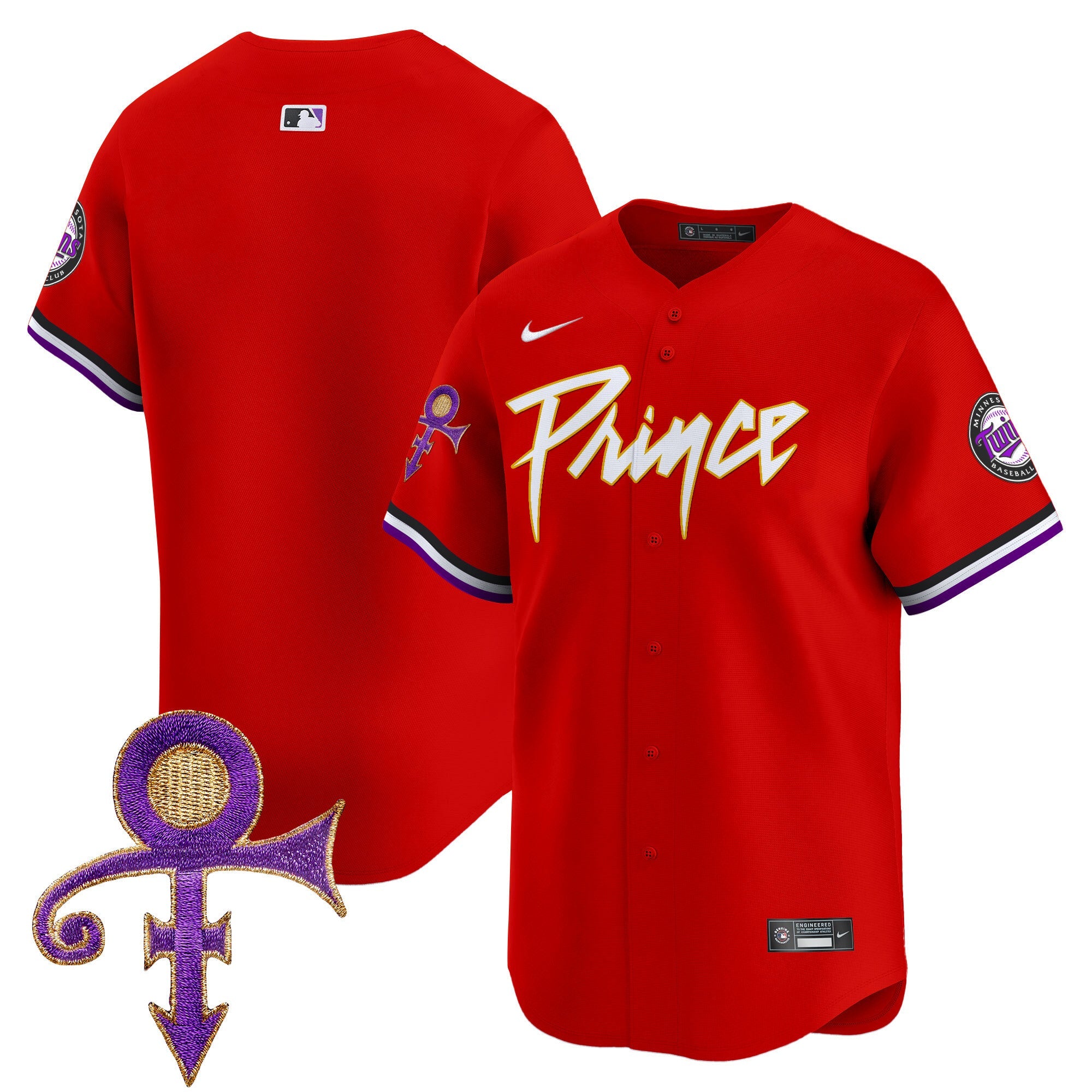 Men’s Minnesota Prince Patch Vapor Premier Limited Jersey