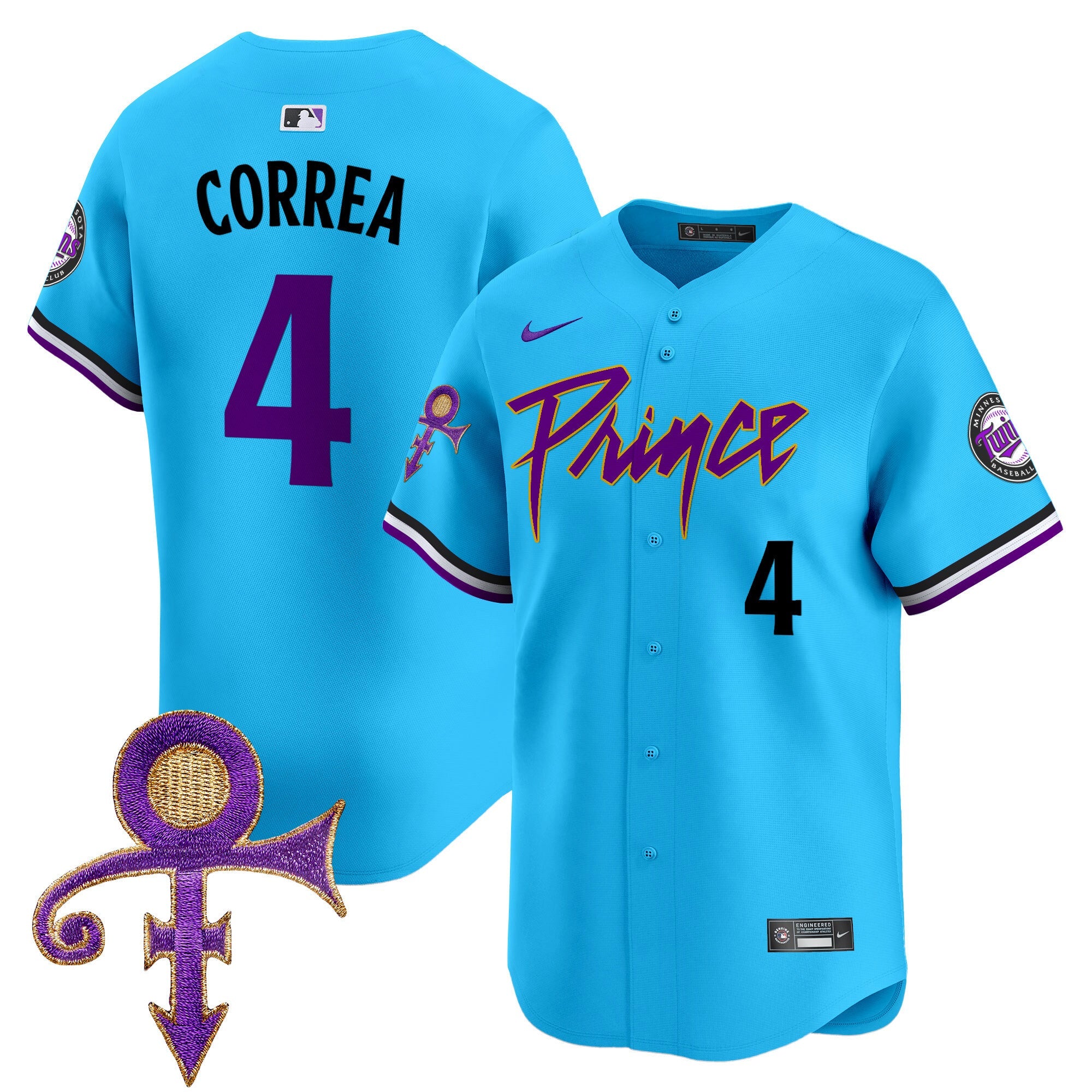 Men’s Minnesota Prince Patch Vapor Premier Limited Jersey