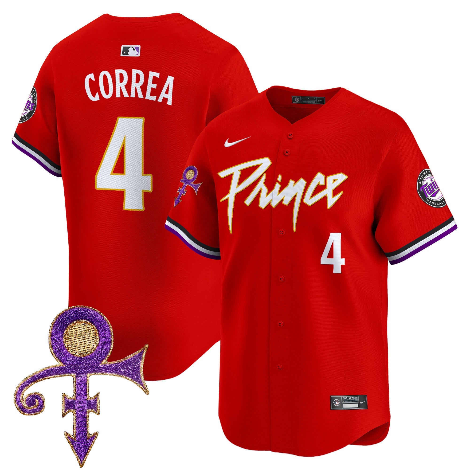 Men’s Minnesota Prince Patch Vapor Premier Limited Jersey