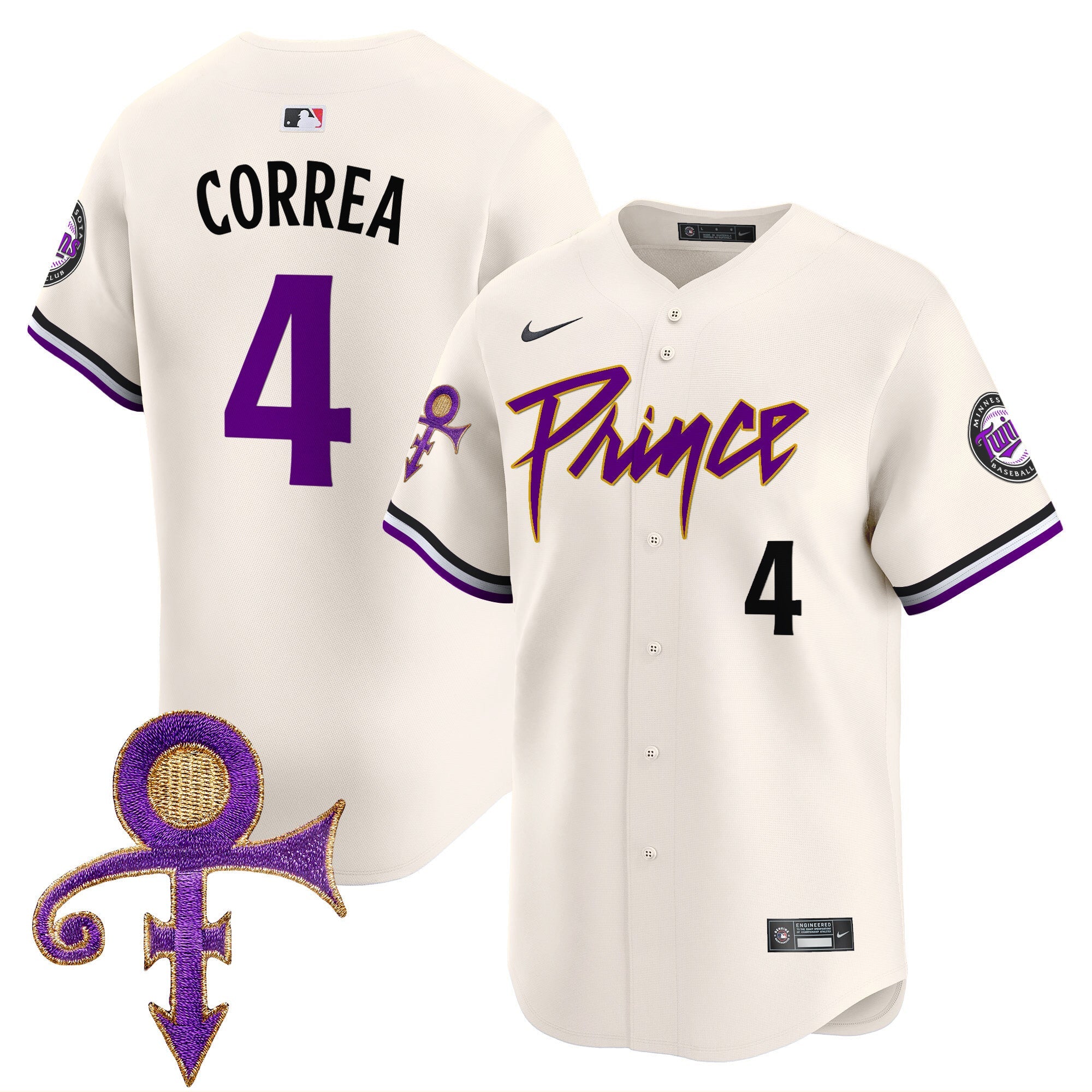 Men’s Minnesota Prince Patch Vapor Premier Limited Jersey