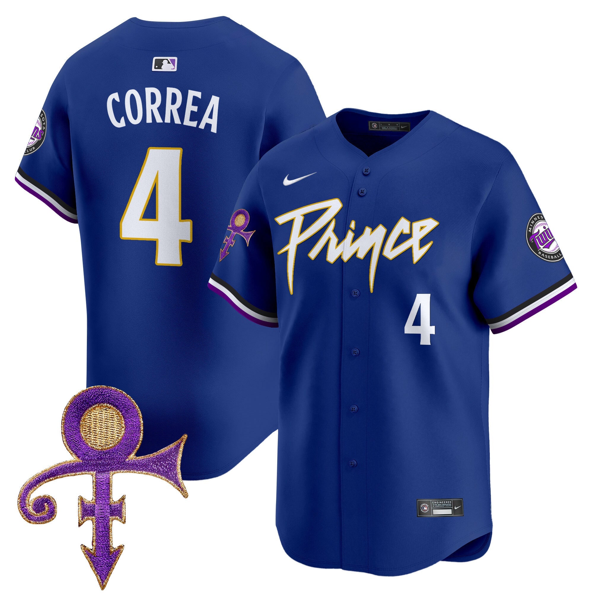Men’s Minnesota Prince Patch Vapor Premier Limited Jersey