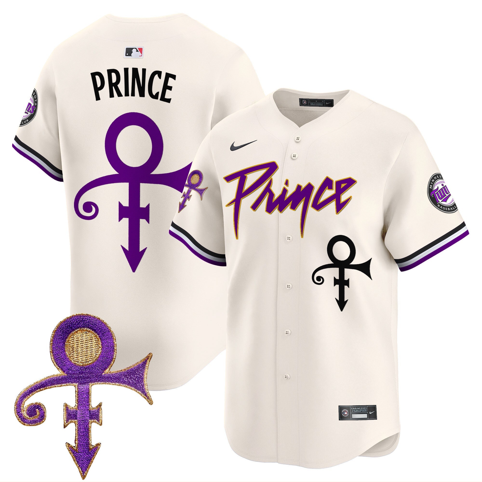 Men’s Minnesota Prince Patch Vapor Premier Limited Jersey