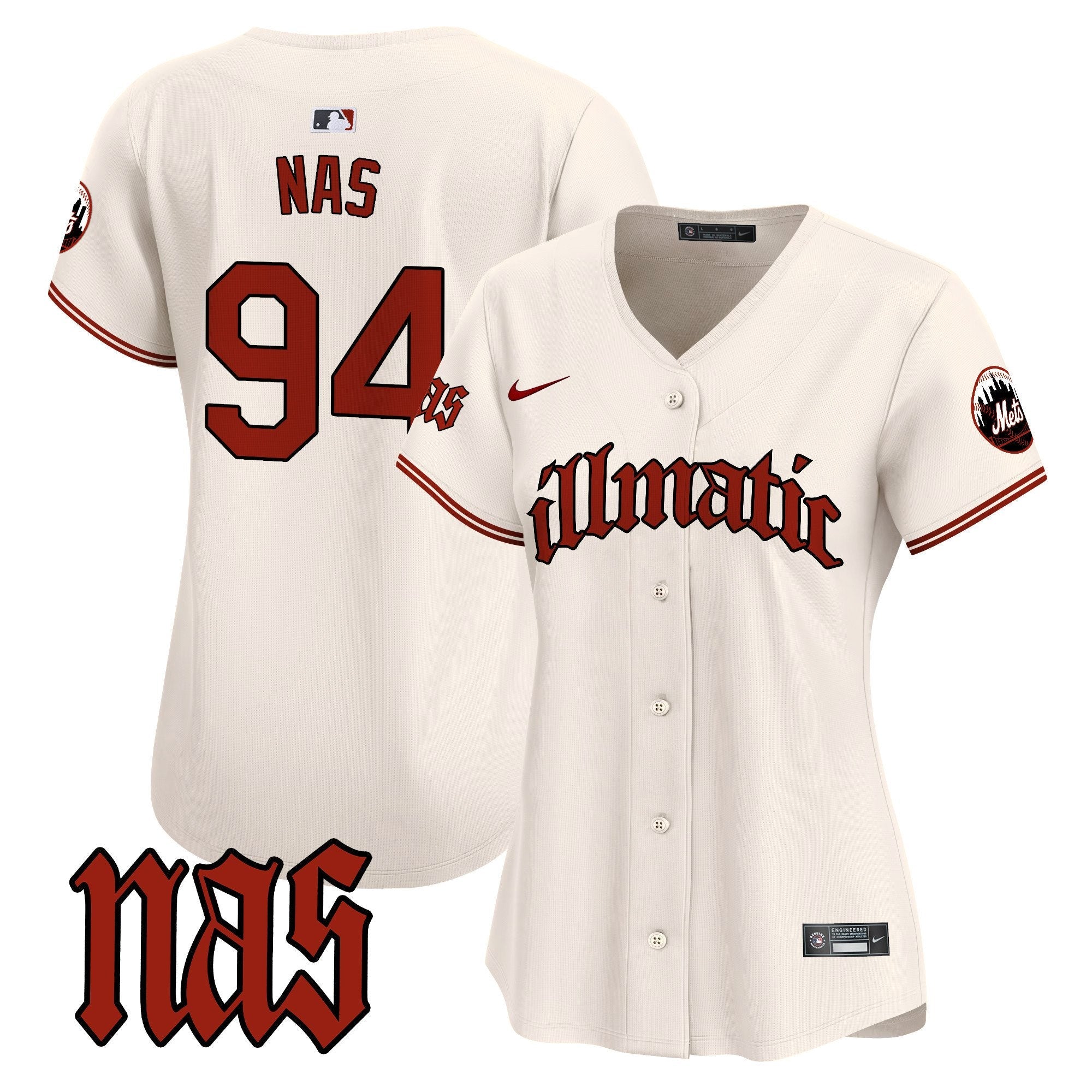 Women’s Nas Illmatic Vapor Premier Limited Jersey