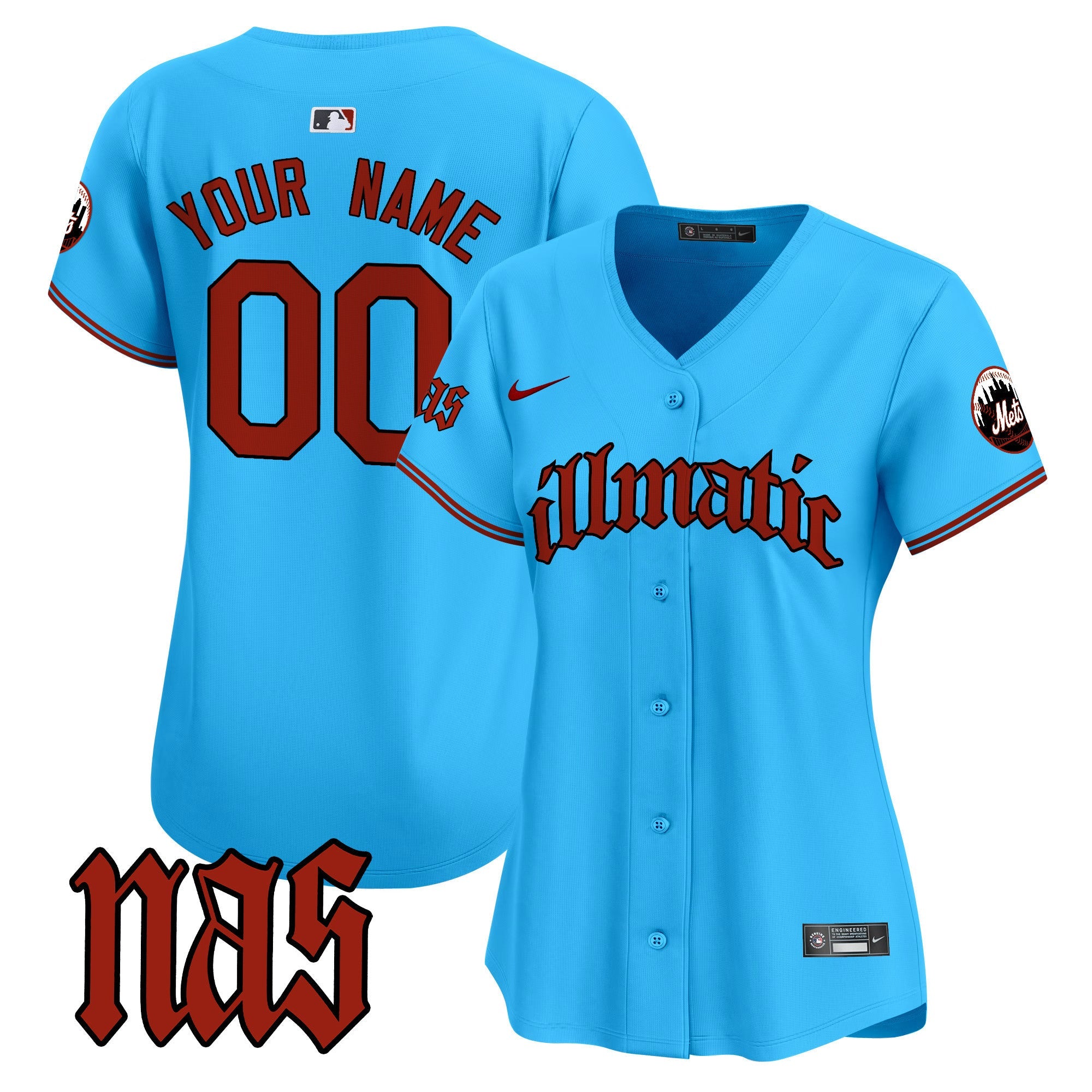 Nas Illmatic Vapor Premier Limited Custom Jersey