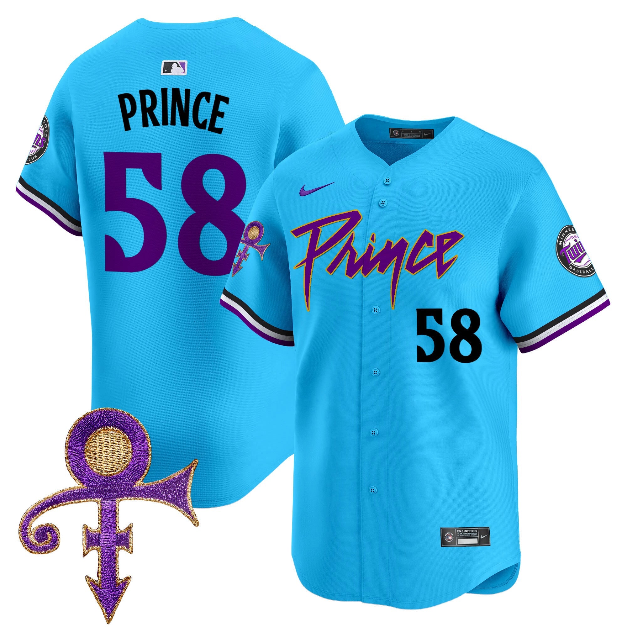 Men’s Minnesota Prince Patch Vapor Premier Limited Jersey