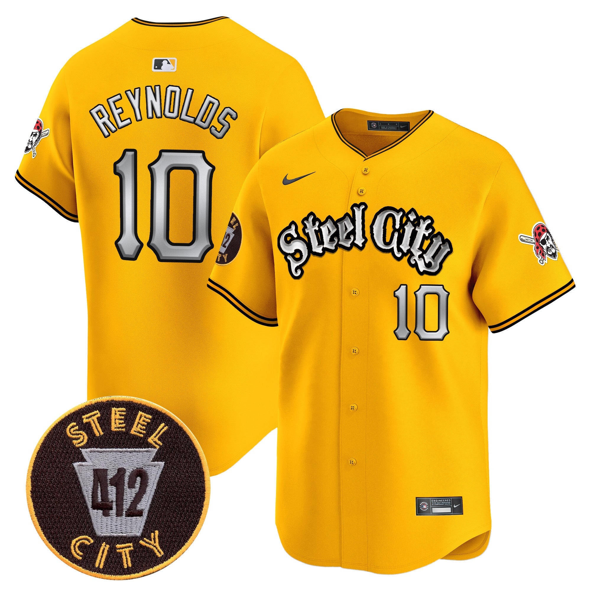 Men’s Pittsburgh 412 Patch Vapor Premier Limited Jersey V2