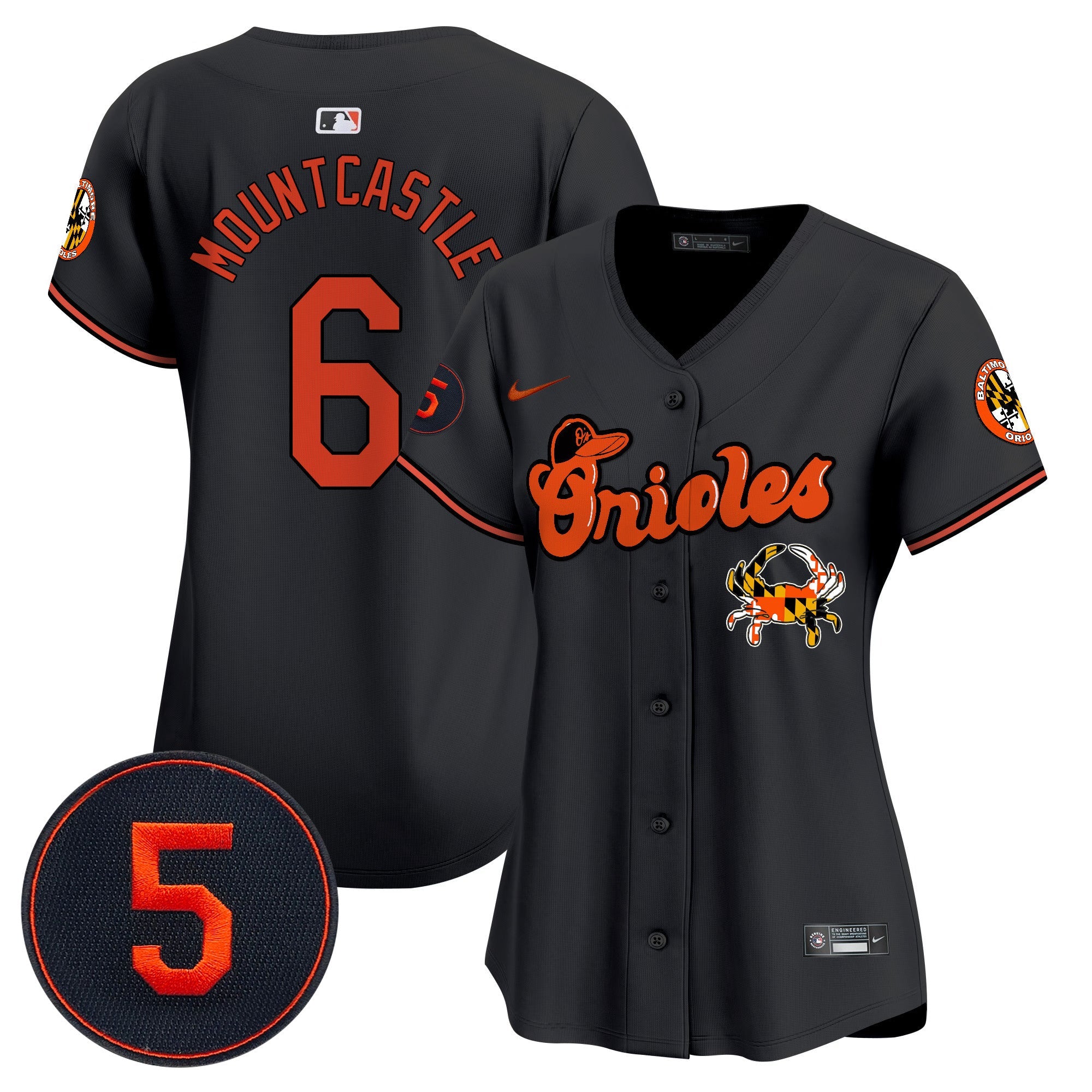 Women’s Baltimore Robinson Patch Vapor Premier Limited Jersey V6