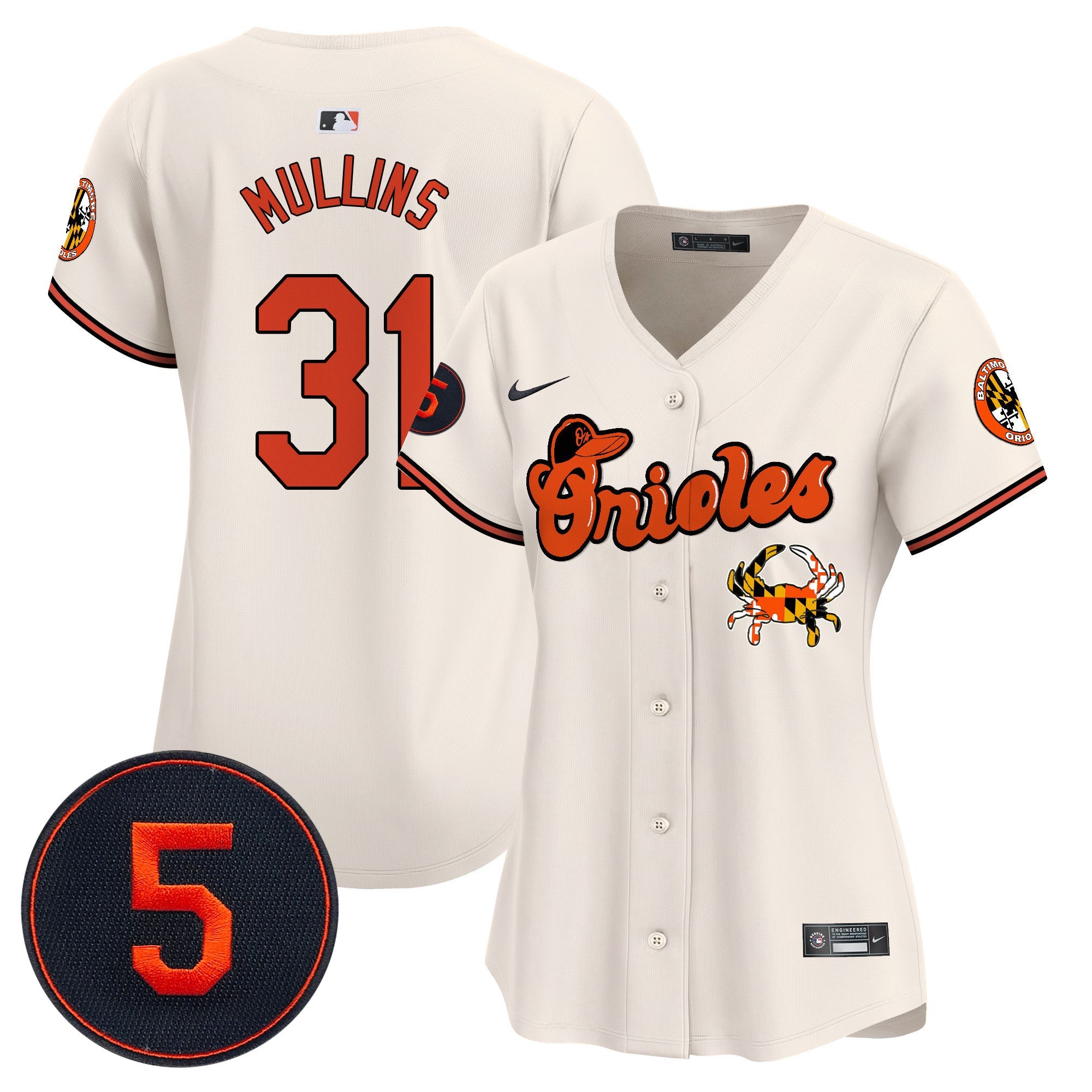 Women’s Baltimore Robinson Patch Vapor Premier Limited Jersey V6