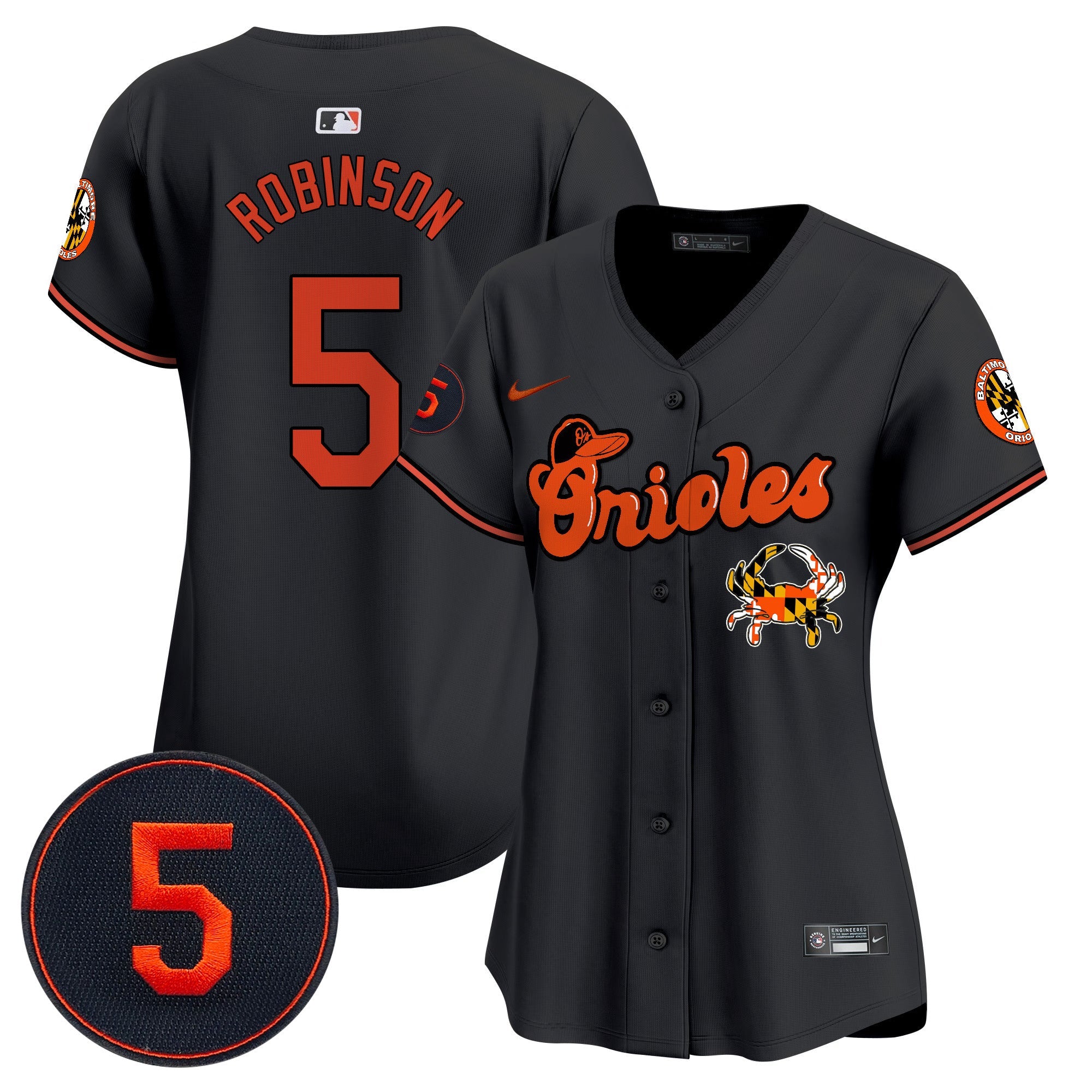 Women’s Baltimore Robinson Patch Vapor Premier Limited Jersey V6