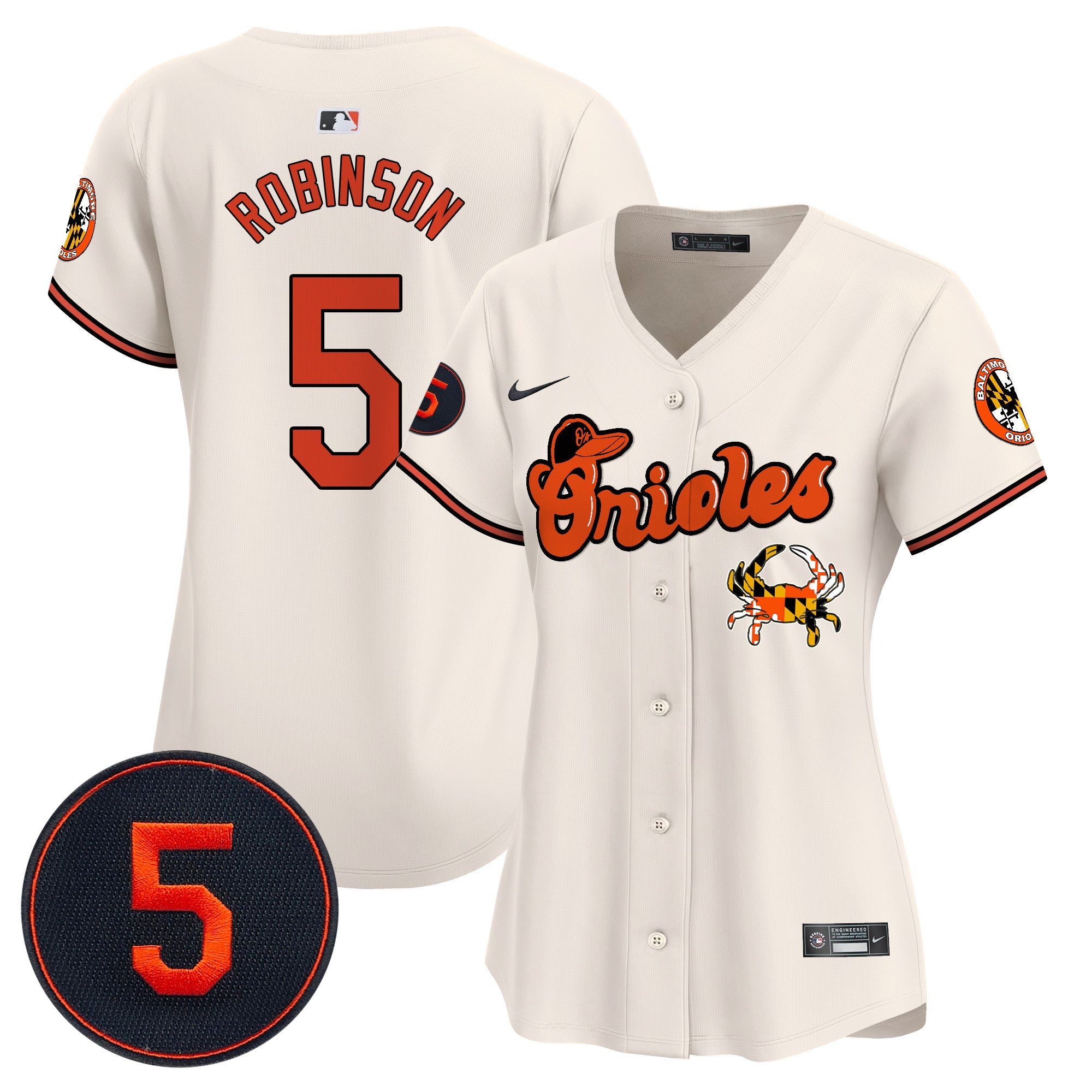 Women’s Baltimore Robinson Patch Vapor Premier Limited Jersey V6