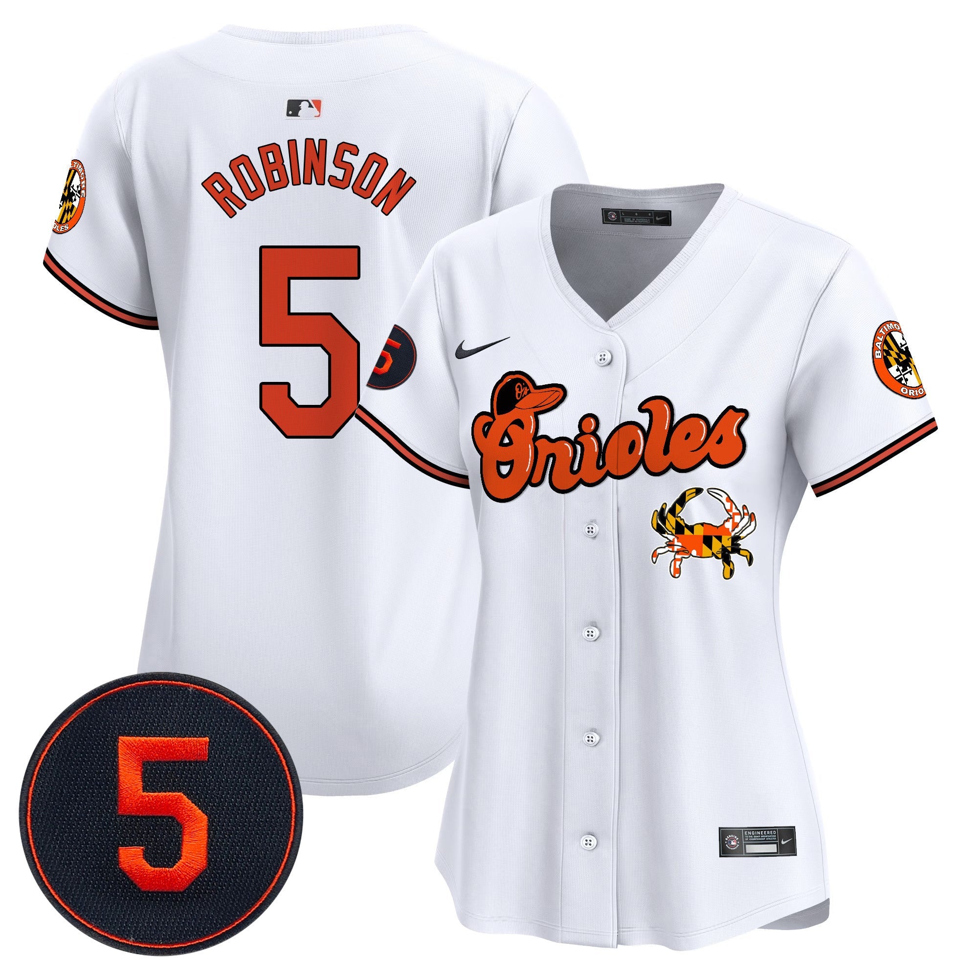 Women’s Baltimore Robinson Patch Vapor Premier Limited Jersey V6