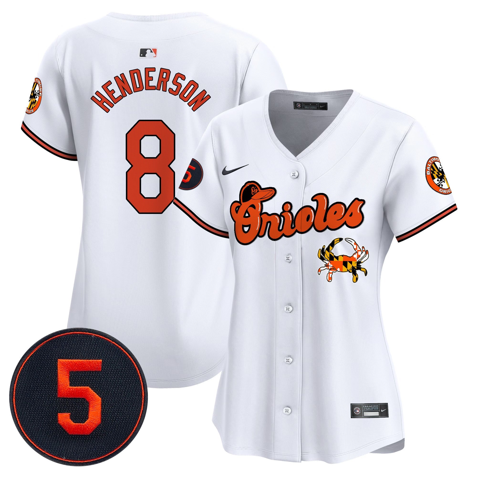 Women’s Baltimore Robinson Patch Vapor Premier Limited Jersey V6