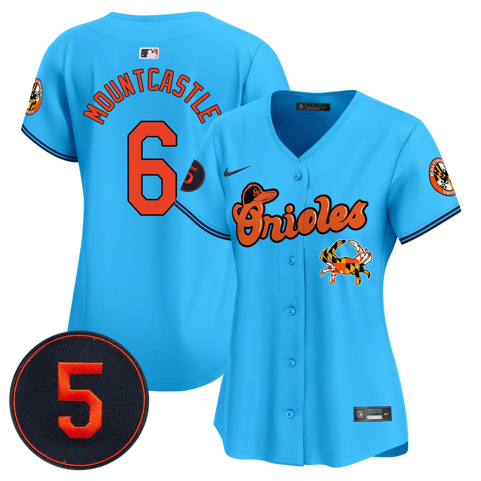 Women’s Baltimore Robinson Patch Vapor Premier Limited Jersey V6