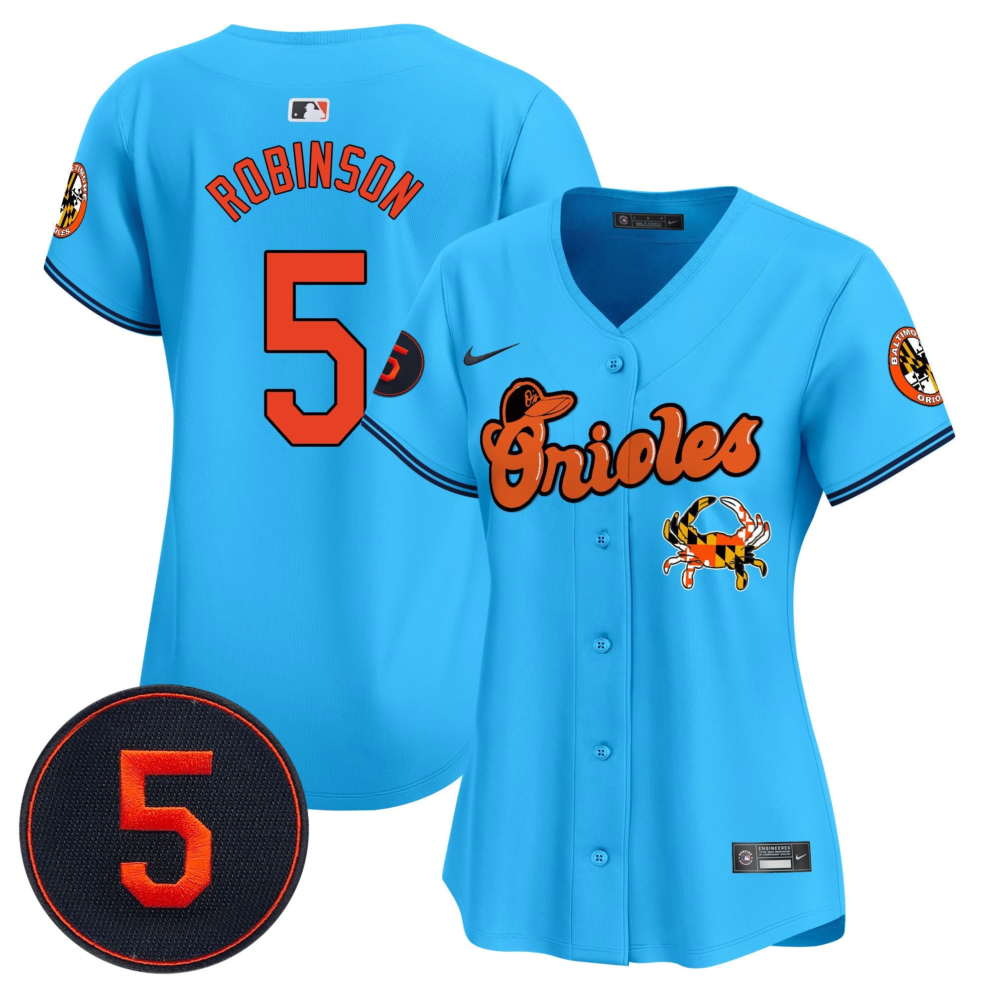 Women’s Baltimore Robinson Patch Vapor Premier Limited Jersey V6