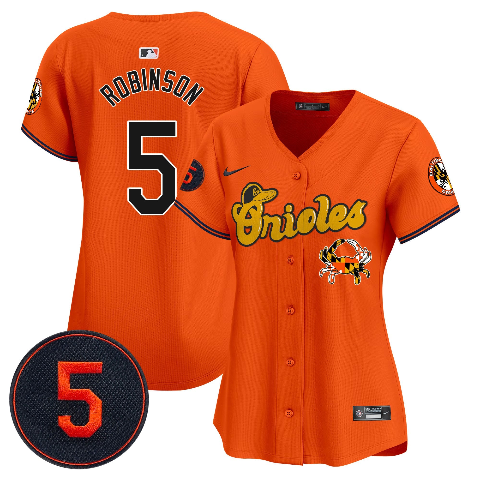 Women’s Baltimore Robinson Patch Vapor Premier Limited Jersey V6