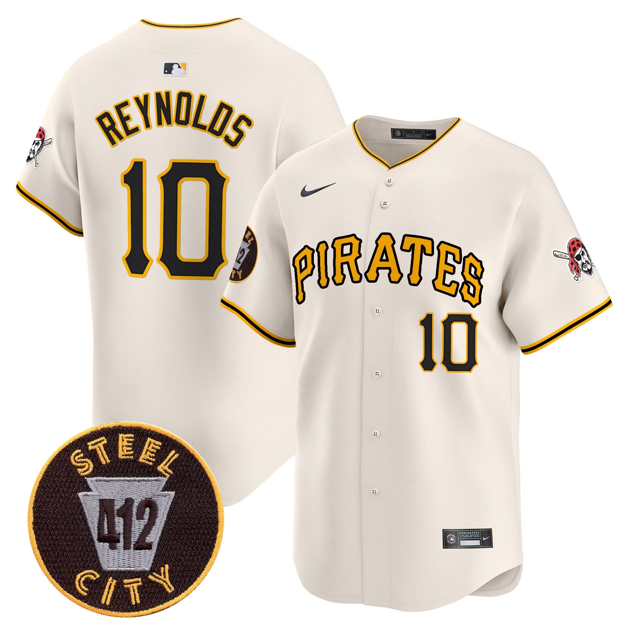 Men’s Pittsburgh 412 Patch Vapor Premier Limited Jersey V3