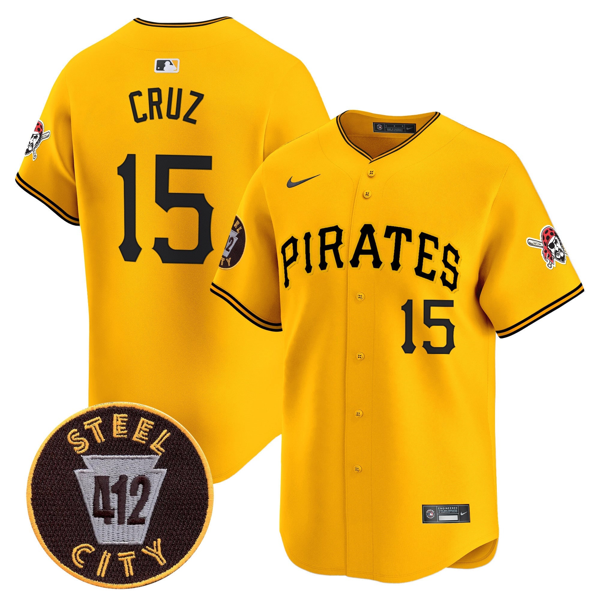 Men’s Pittsburgh 412 Patch Vapor Premier Limited Jersey V3