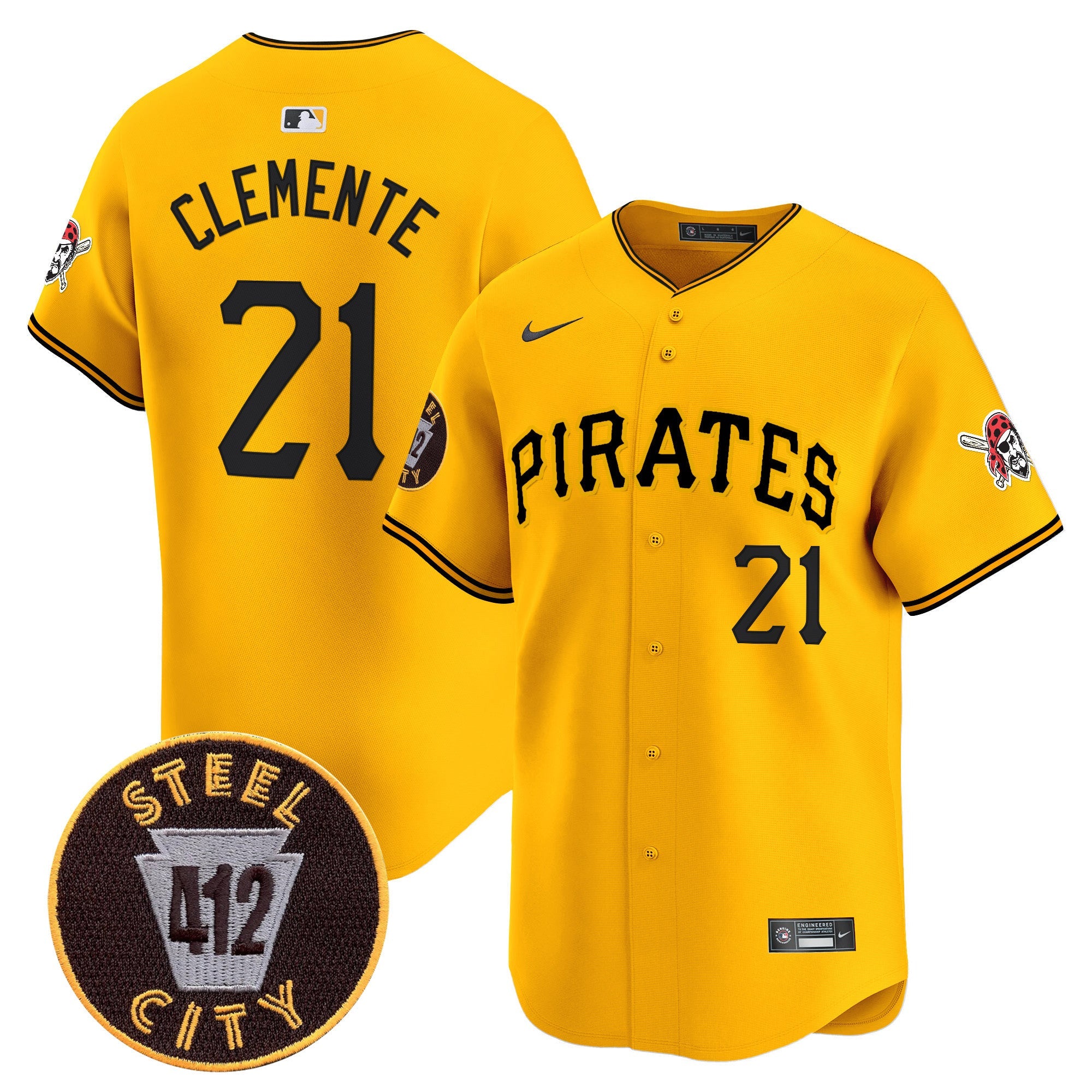 Men’s Pittsburgh 412 Patch Vapor Premier Limited Jersey V3