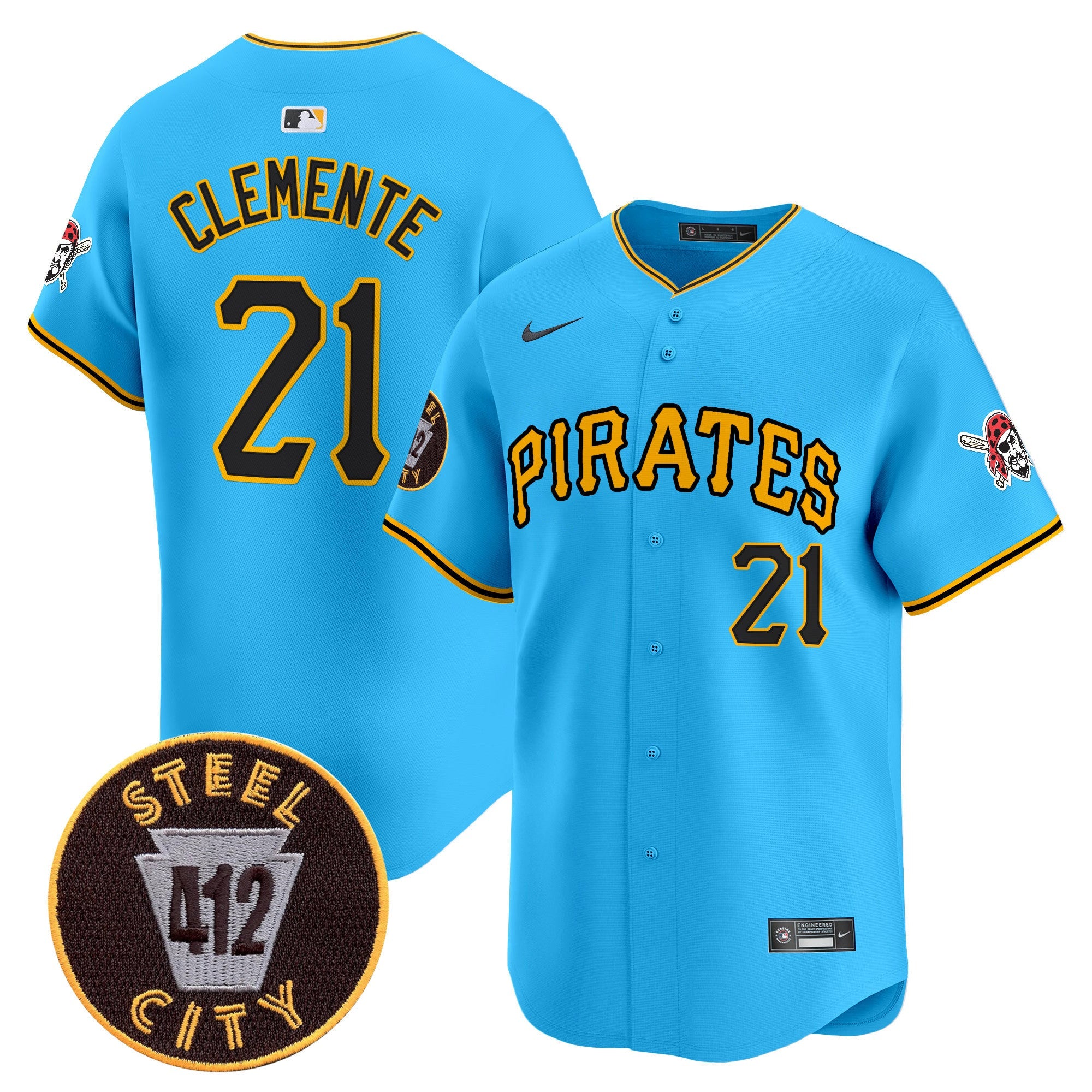 Men’s Pittsburgh 412 Patch Vapor Premier Limited Jersey V3