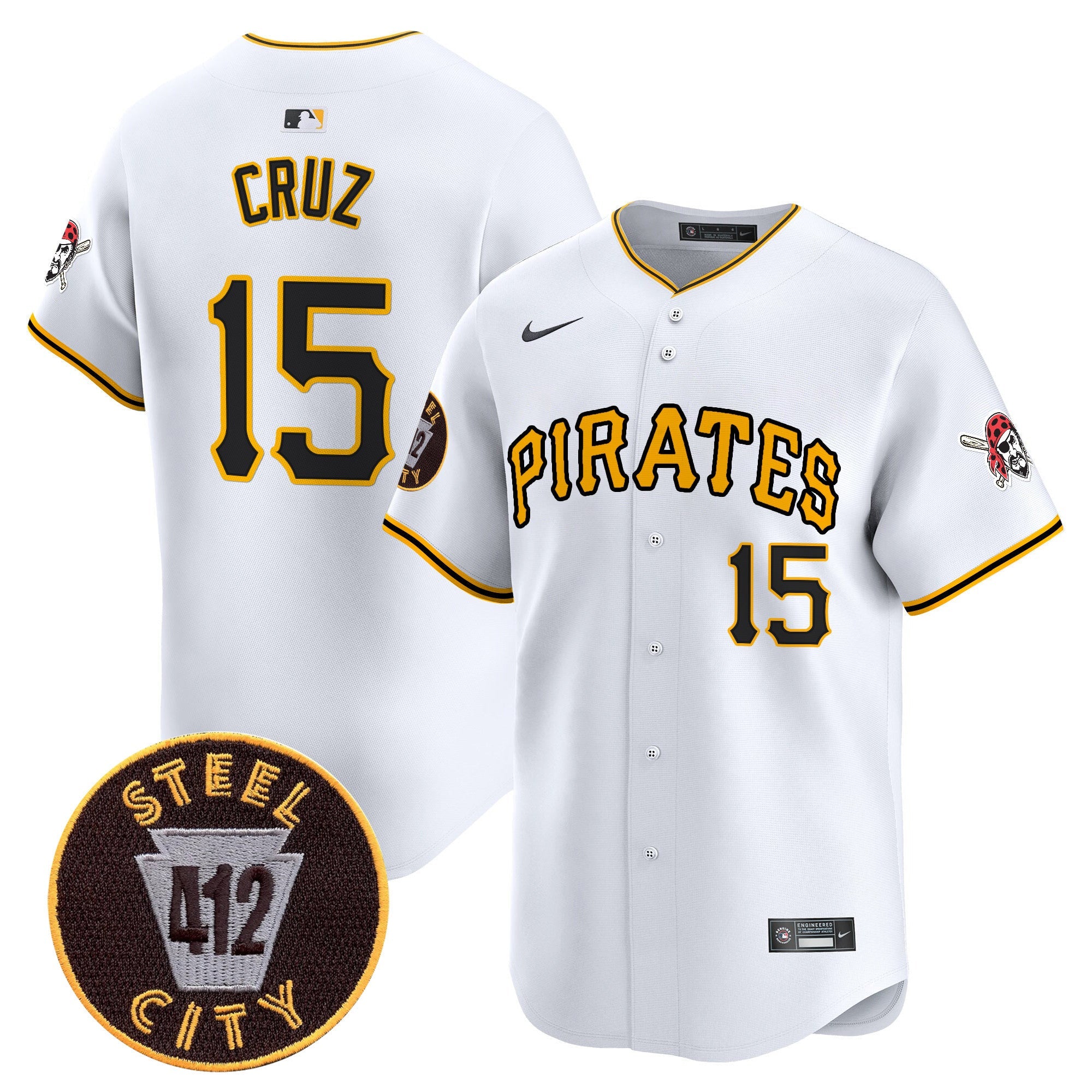 Men’s Pittsburgh 412 Patch Vapor Premier Limited Jersey V3