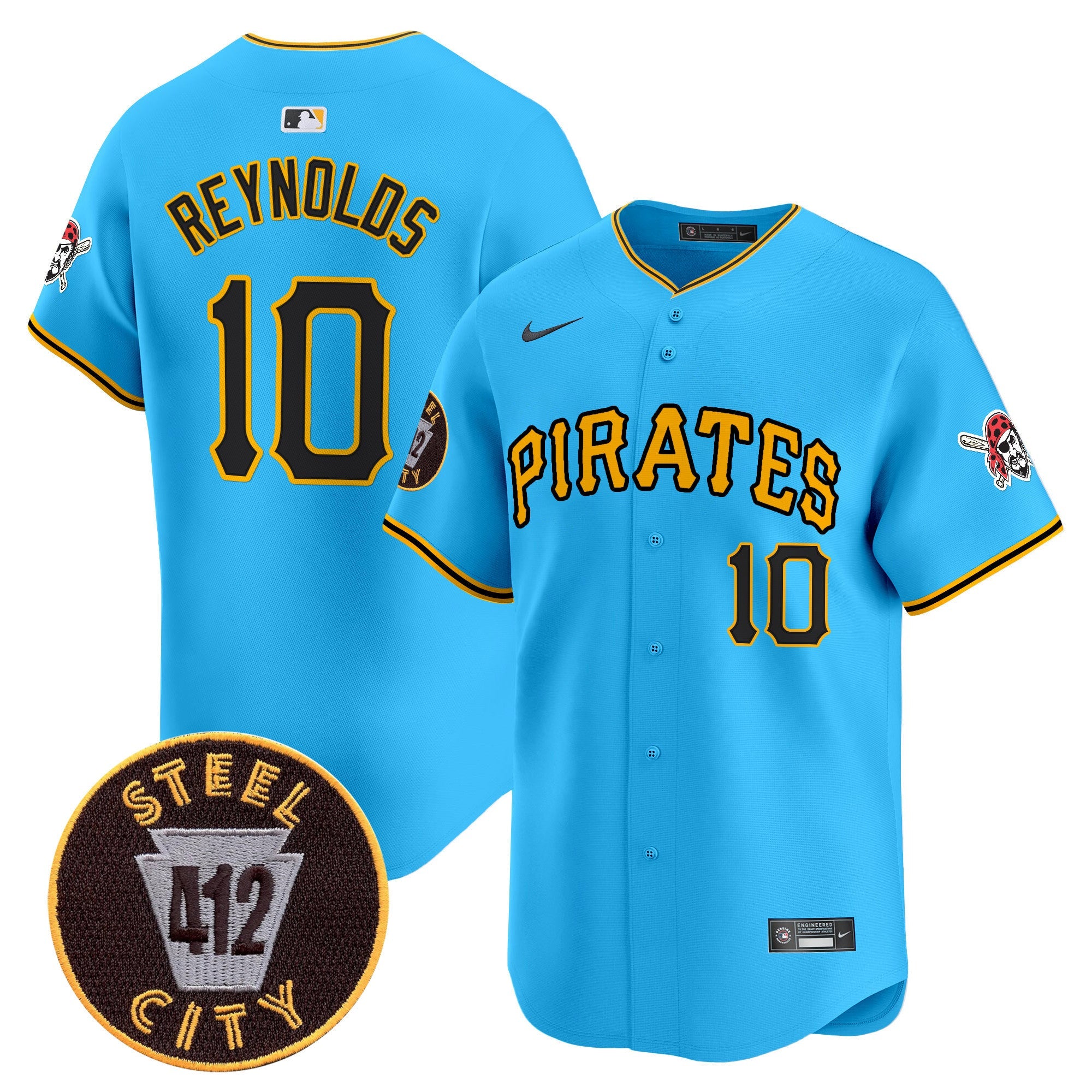 Men’s Pittsburgh 412 Patch Vapor Premier Limited Jersey V3