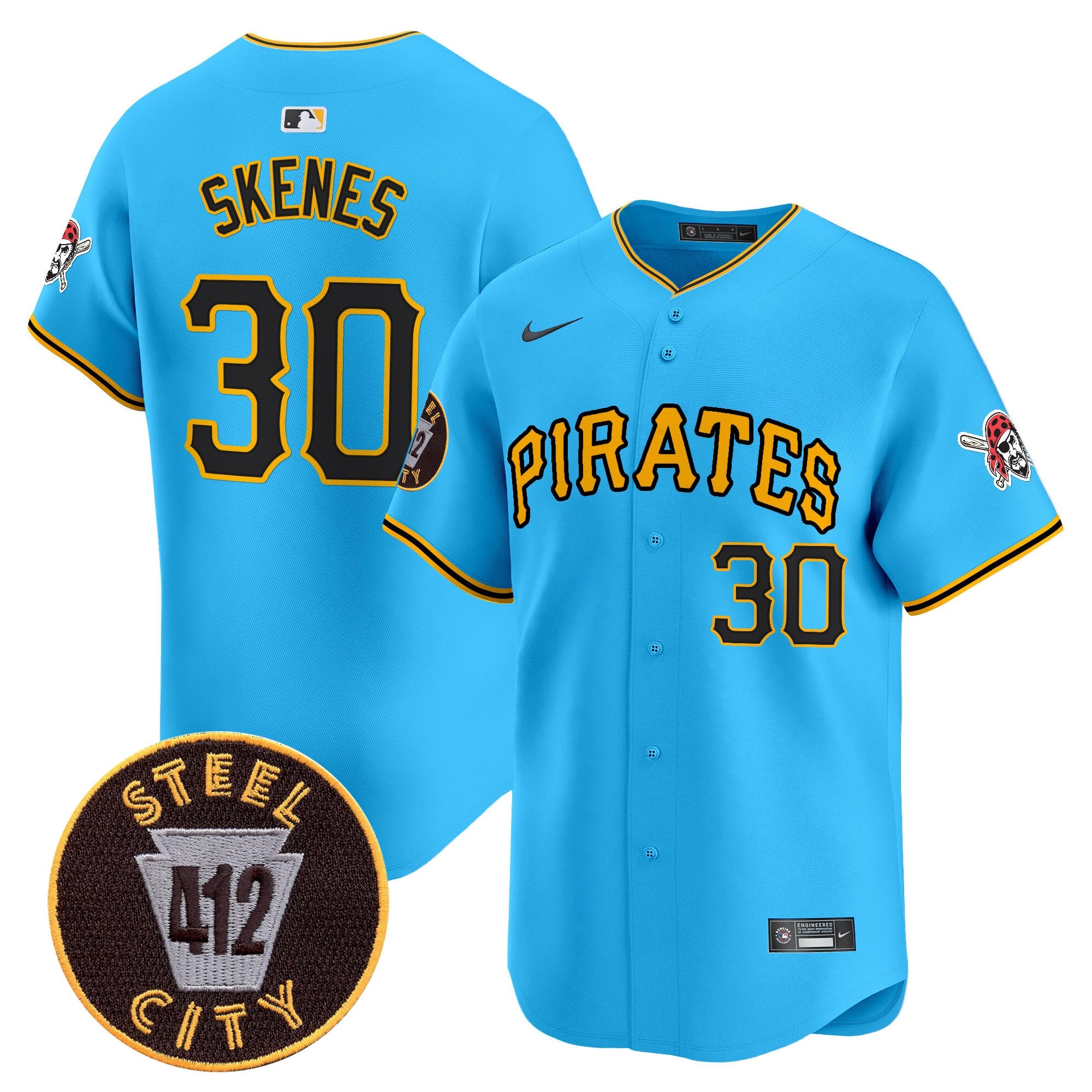 Men’s Pittsburgh 412 Patch Vapor Premier Limited Jersey V3