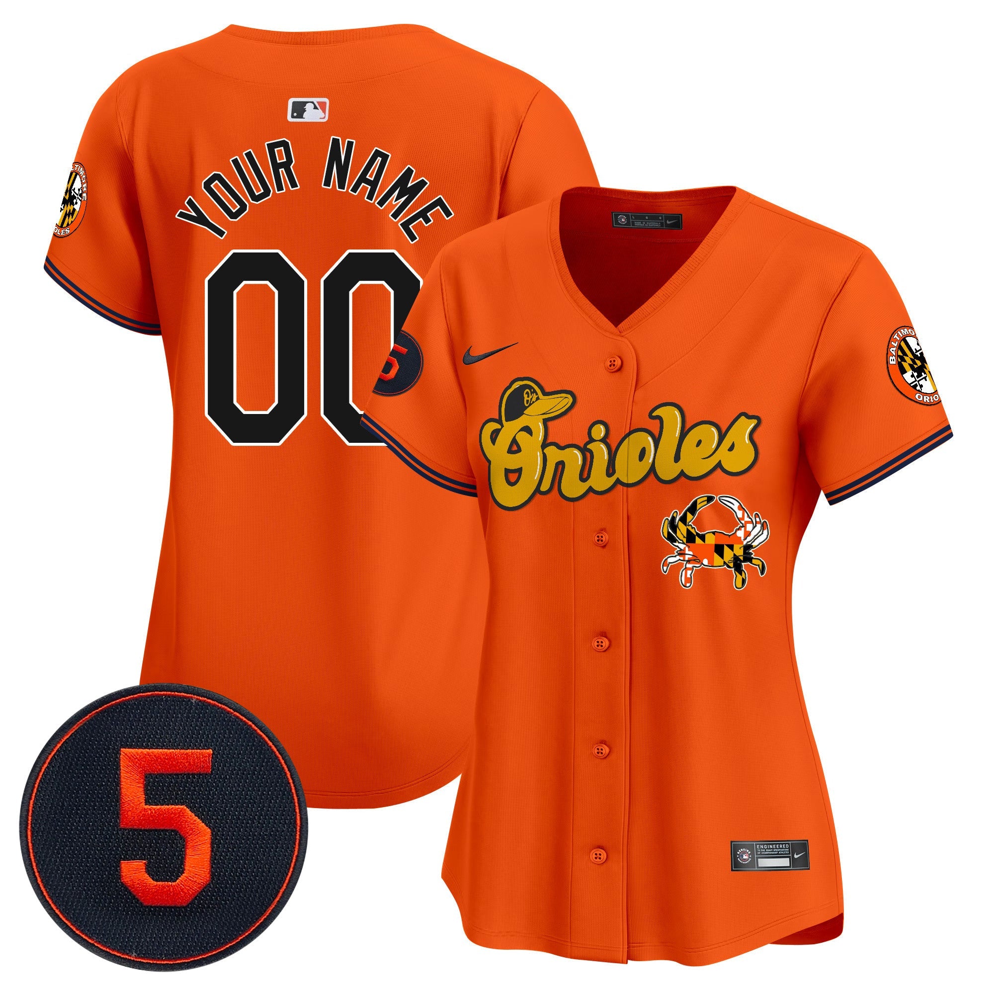 Baltimore Robinson Patch Vapor Premier Limited Custom Jersey V6